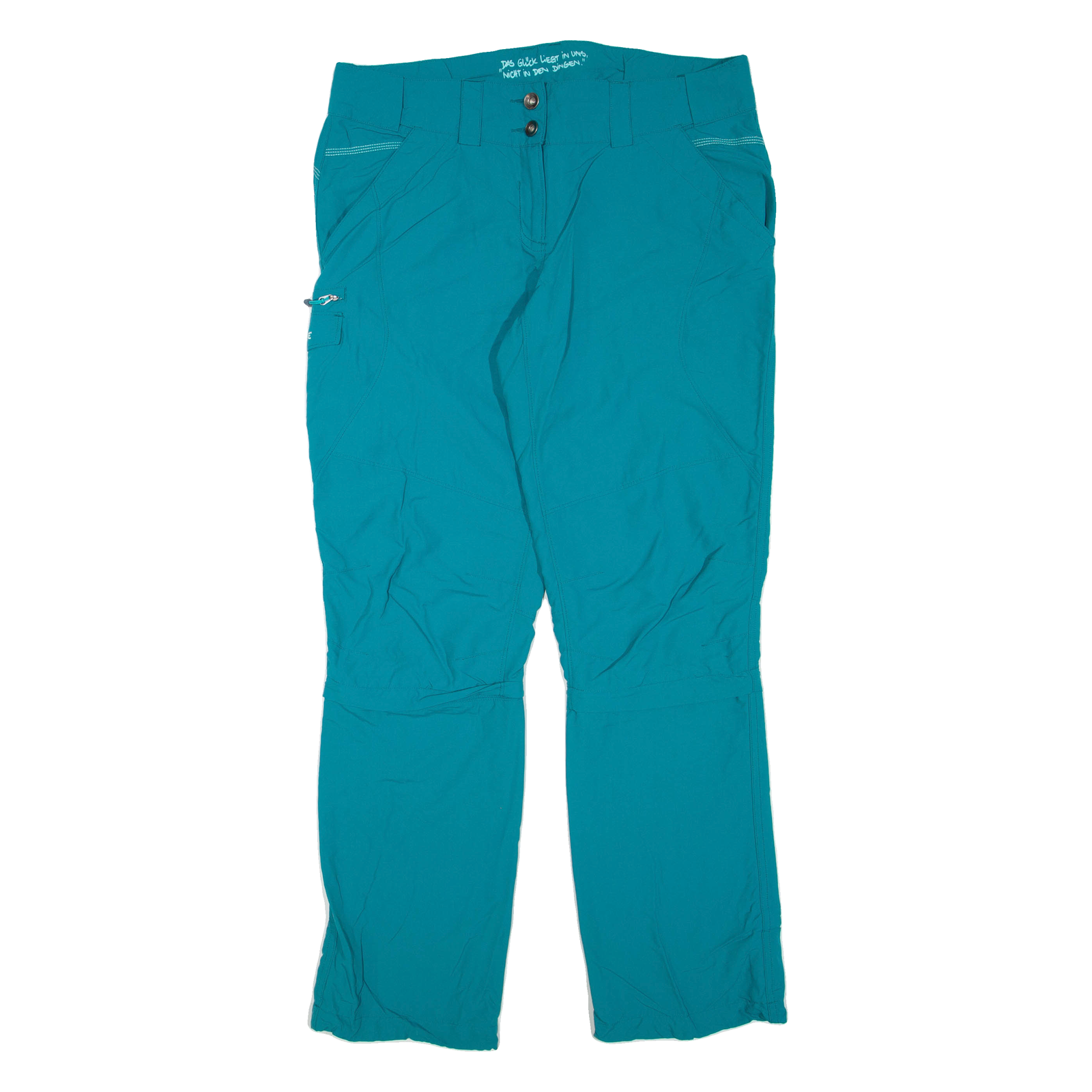 VAUDE Womens Trousers Blue Regular Flared W34 L32 Refurbished - N/A refurbished available on Cerqular