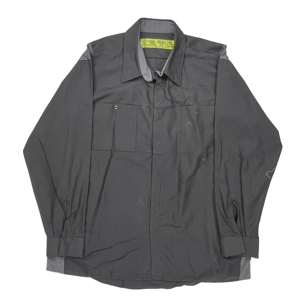 Buy Red Kap Shirt - XL Black Polyester Refurbished - $38.85 Red Kap Shirt - XL Black Polyester Refurbished - Thrifted (note: this is a term often used to describe second- refurbished available on Cerqular