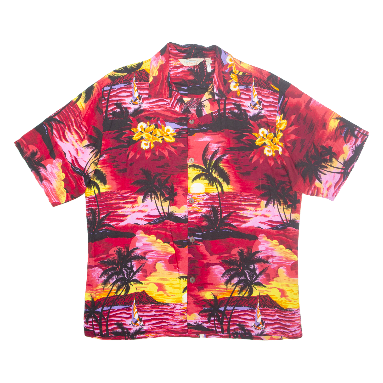 Buy SUNNY ISLAND Mens Hawaiian Shirt Red Crazy Pattern L Refurbished - $18.19 SUNNY ISLAND Mens Hawaiian Shirt Red Crazy Pattern L Refurbished - N/A refurbished available on Cerqular