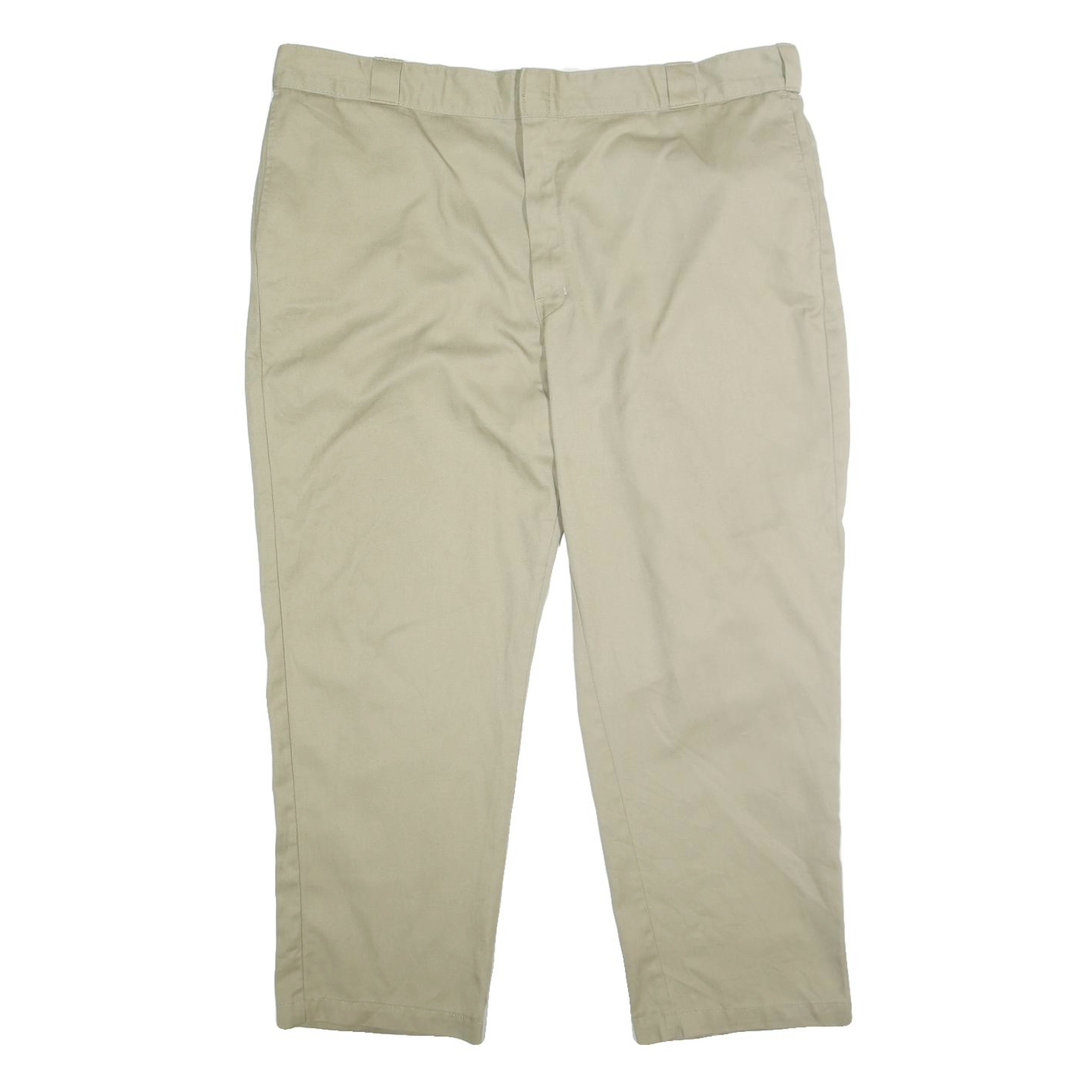 DICKIES Mens Classic Beige Polyester Blend Zip Trousers W44 L30 Workwear Refurbished - N/A refurbished available on Cerqular
