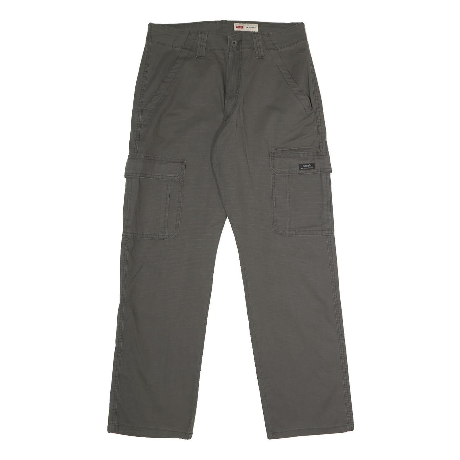 Buy WRANGLER Mens Cotton Blend Grey Relaxed Cargo Trousers W29 L30 Casual Workwear Refurbished - $33.79 WRANGLER Mens Cotton Blend Grey Relaxed Cargo Trousers W29 L30 Casual Workwear Refurbished - N/A refurbished available on Cerqular