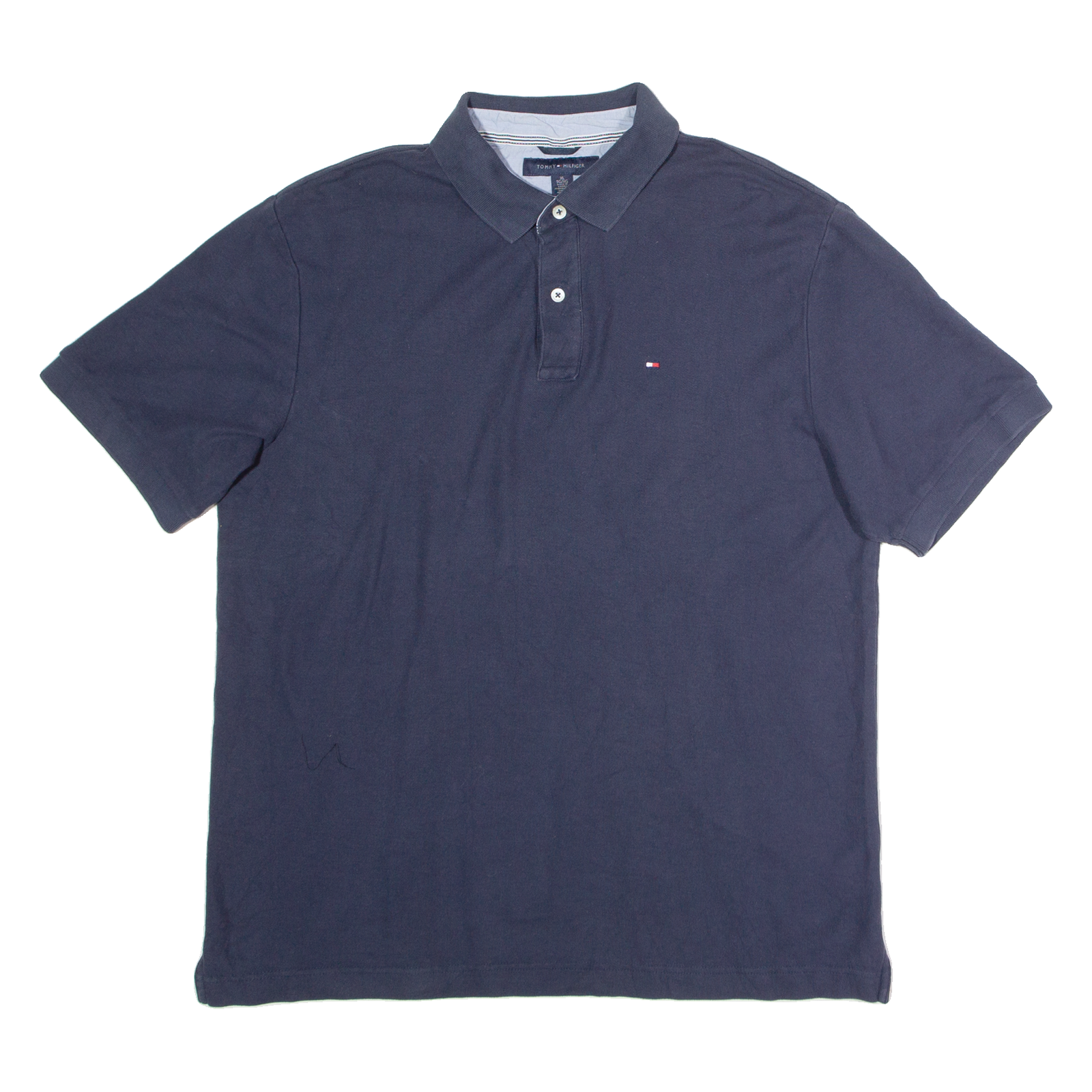 TOMMY HILFIGER Mens Polo Shirt Blue XL Refurbished - N/A refurbished available on Cerqular