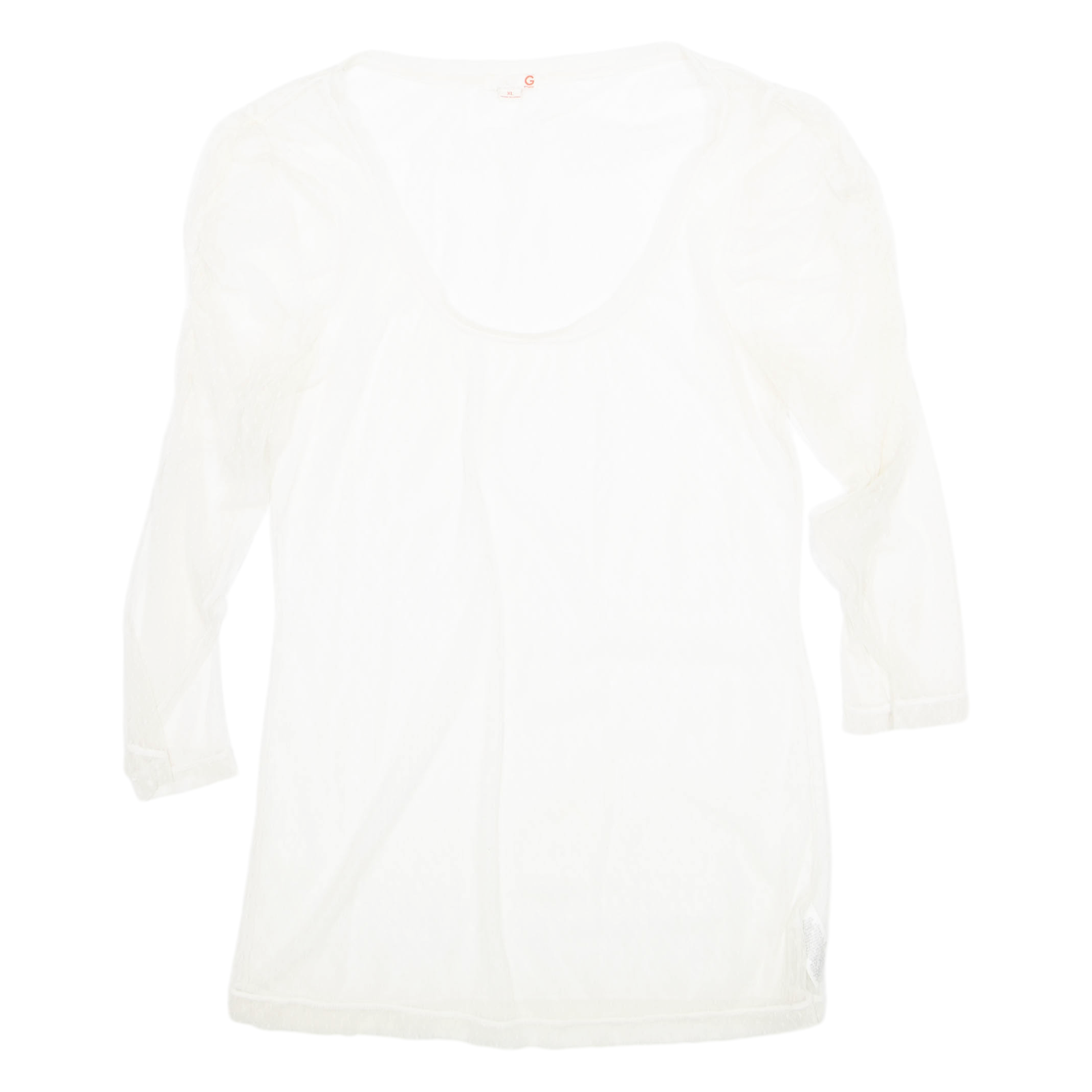 Buy Sheer Womens Blouse Cream Long Sleeve Nylon XL Refurbished - $16.89 Sheer Womens Blouse Cream Long Sleeve Nylon XL Refurbished - N/A refurbished available on Cerqular