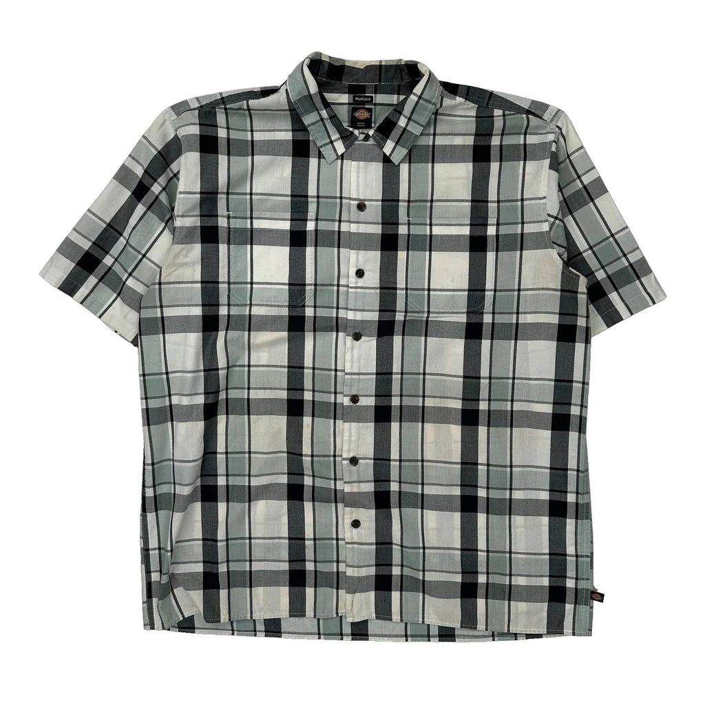 Buy Dickies Checked Short Sleeve Shirt - XL Black Cotton Refurbished - $37.51 Dickies Checked Short Sleeve Shirt - XL Black Cotton Refurbished - Thrifted (note: this is a term often used to describe second- refurbished available on Cerqular