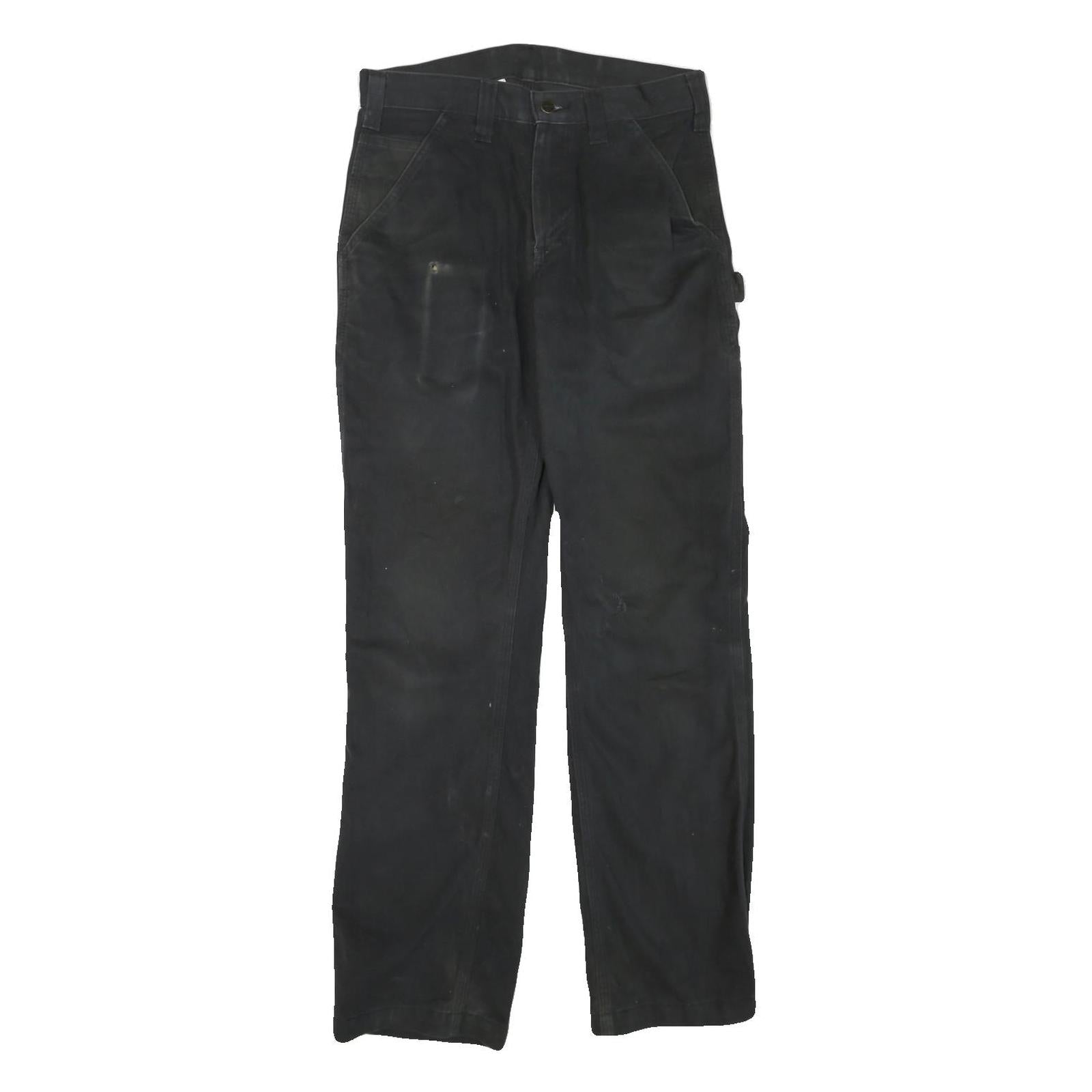 Buy CARHARTT Mens Cotton Blend Black Regular Straight Trousers W30 L32 Workwear Zip Refurbished - $49.39 CARHARTT Mens Cotton Blend Black Regular Straight Trousers W30 L32 Workwear Zip Refurbished - N/A refurbished available on Cerqular