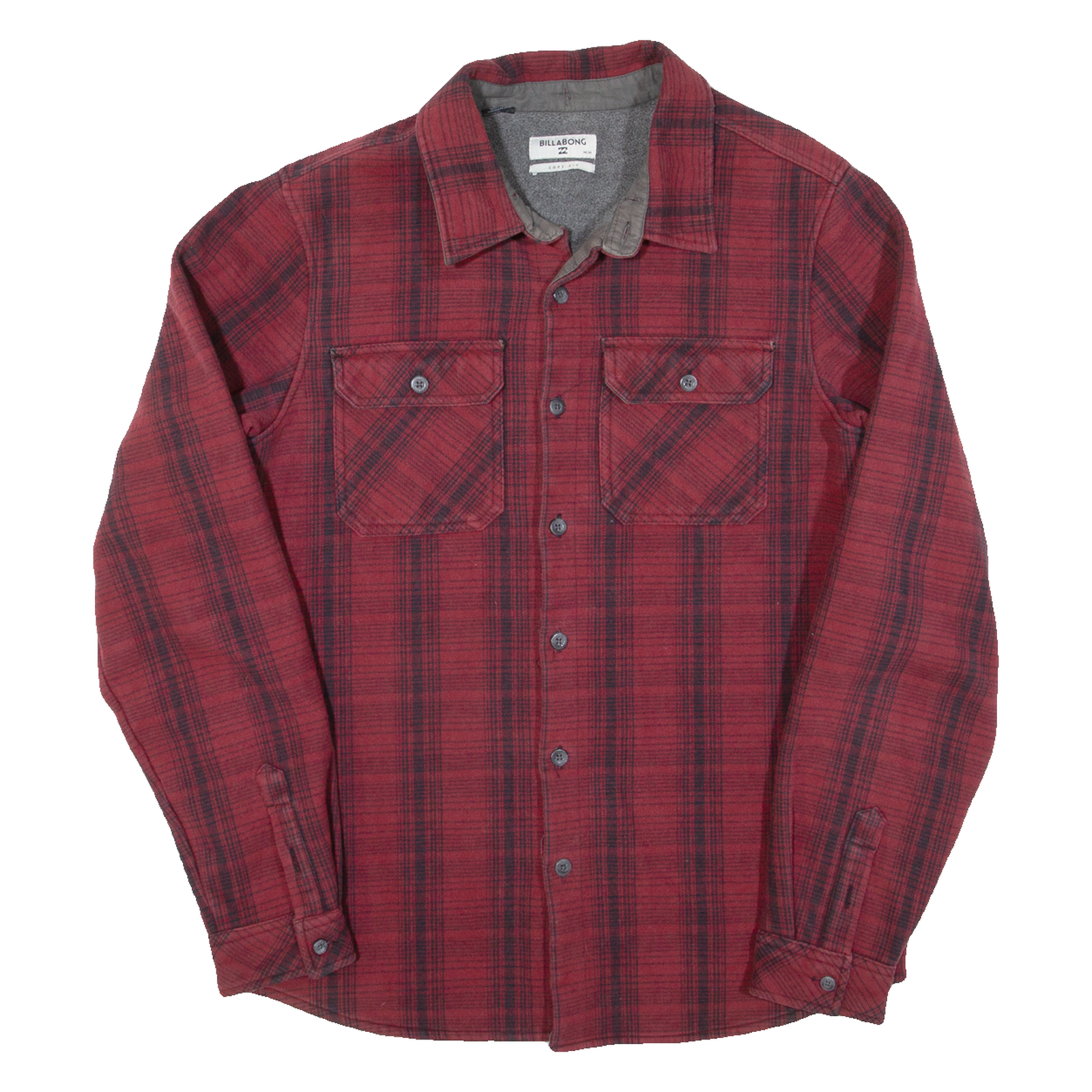 BILLABONG Mens Lumberjack Jacket Red Check M Refurbished - N/A refurbished available on Cerqular