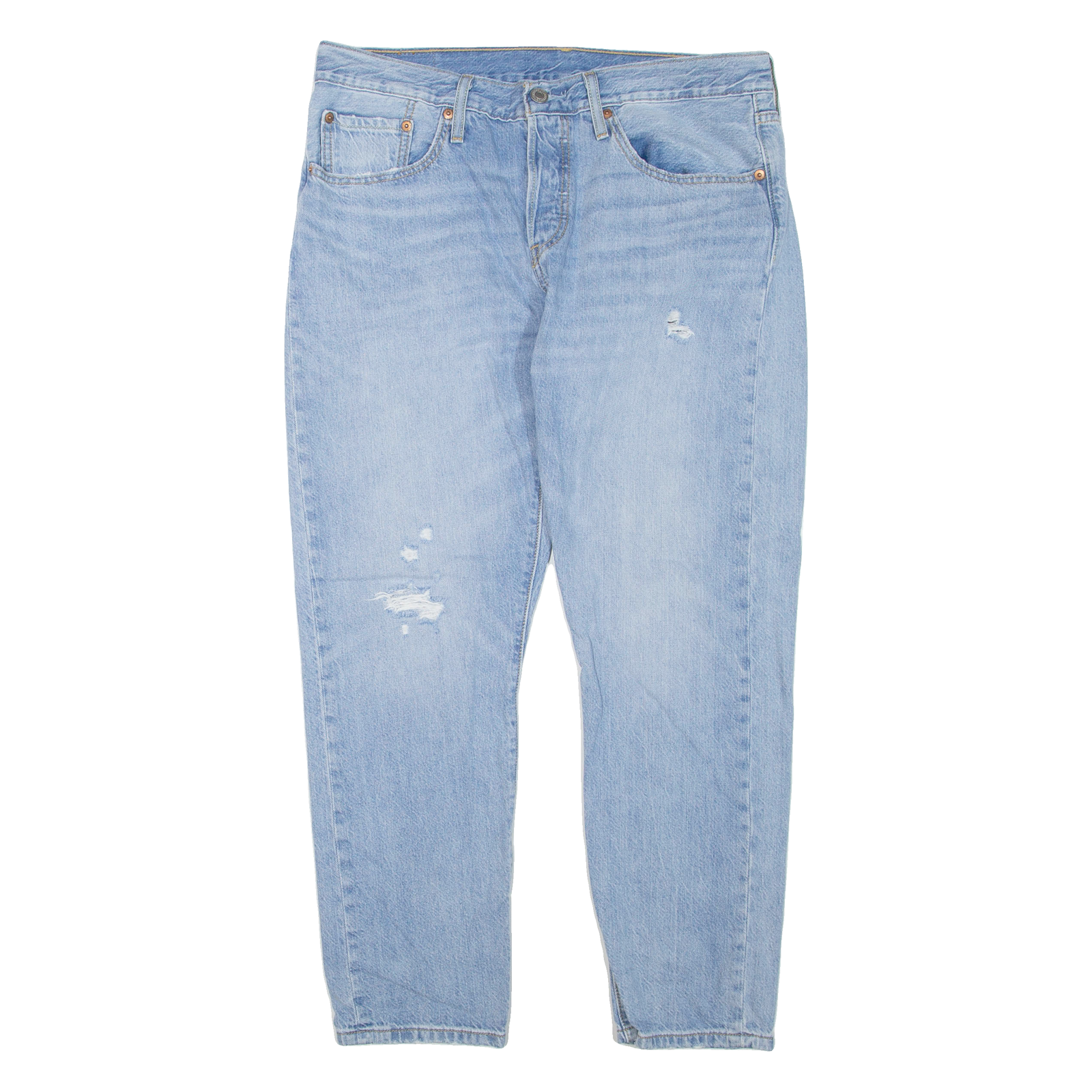 LEVI'S 501 Jeans Womens Blue Regular Straight W31 L28 Refurbished - N/A refurbished available on Cerqular