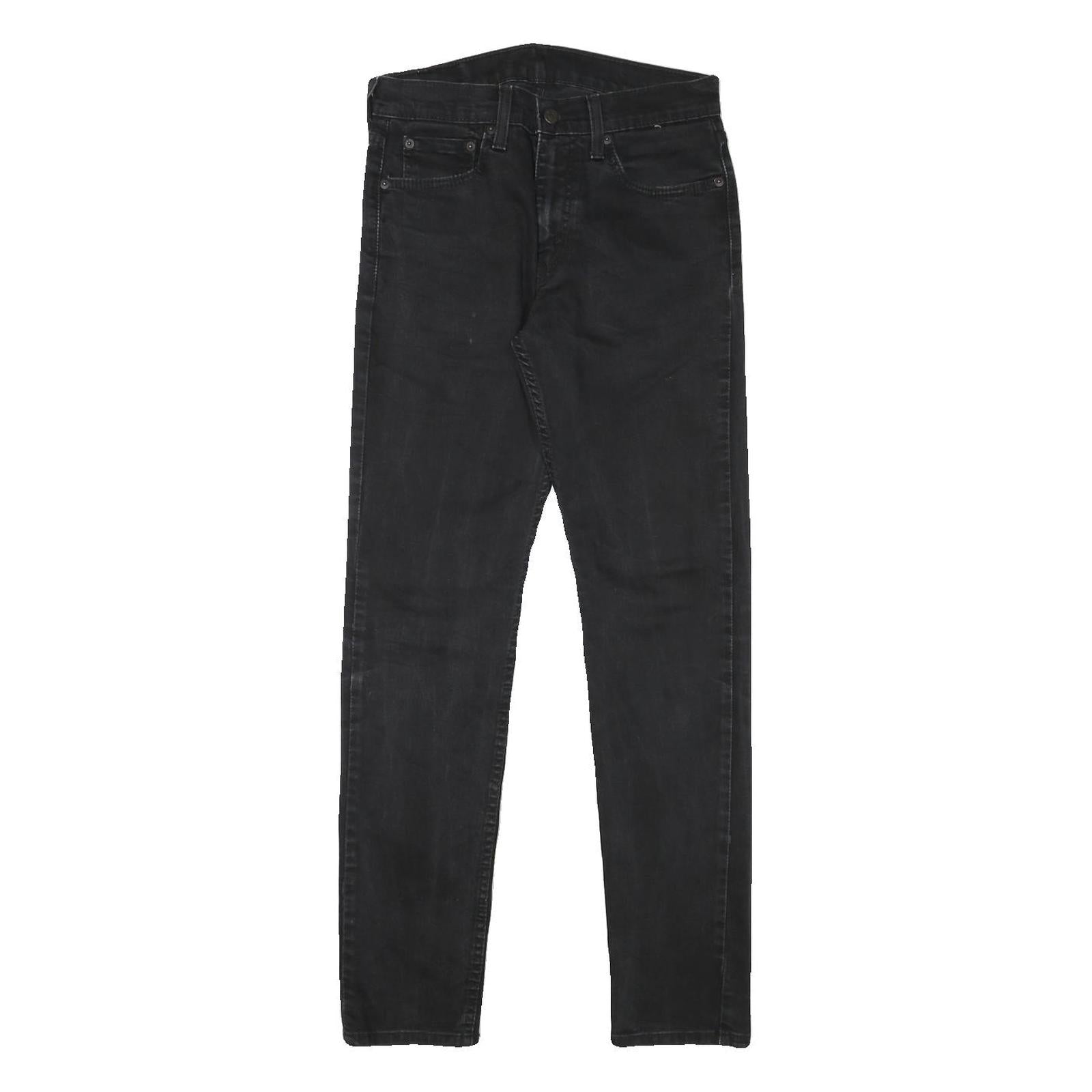 LEVI'S Mens Jeans Black Slim Skinny Denim W28 L30 Zip Cotton Blend Stylish Refurbished - N/A refurbished available on Cerqular