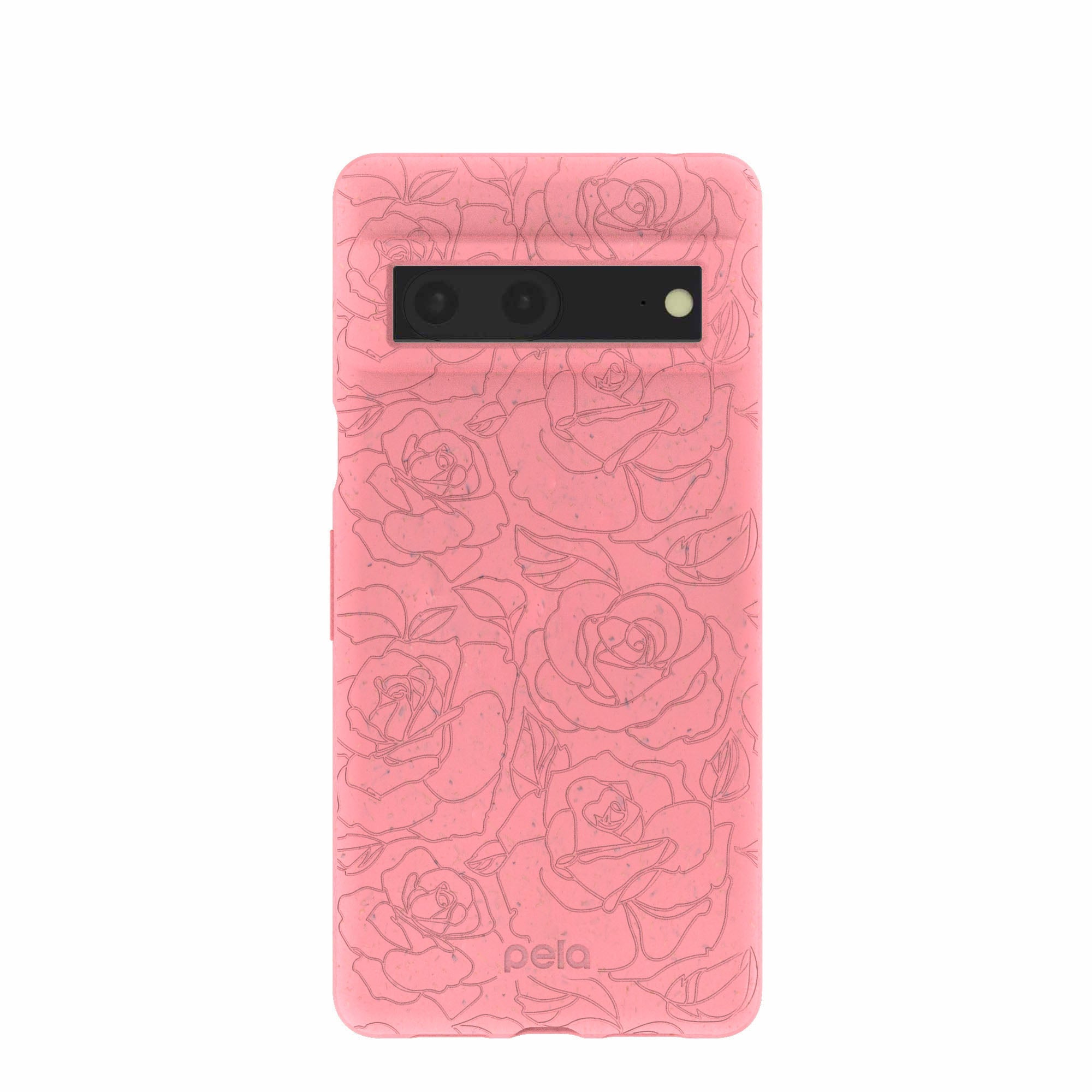 Bubblegum Pink Rosettes Google Pixel 7 Case Refurbished - Pela Case refurbished available on Cerqular