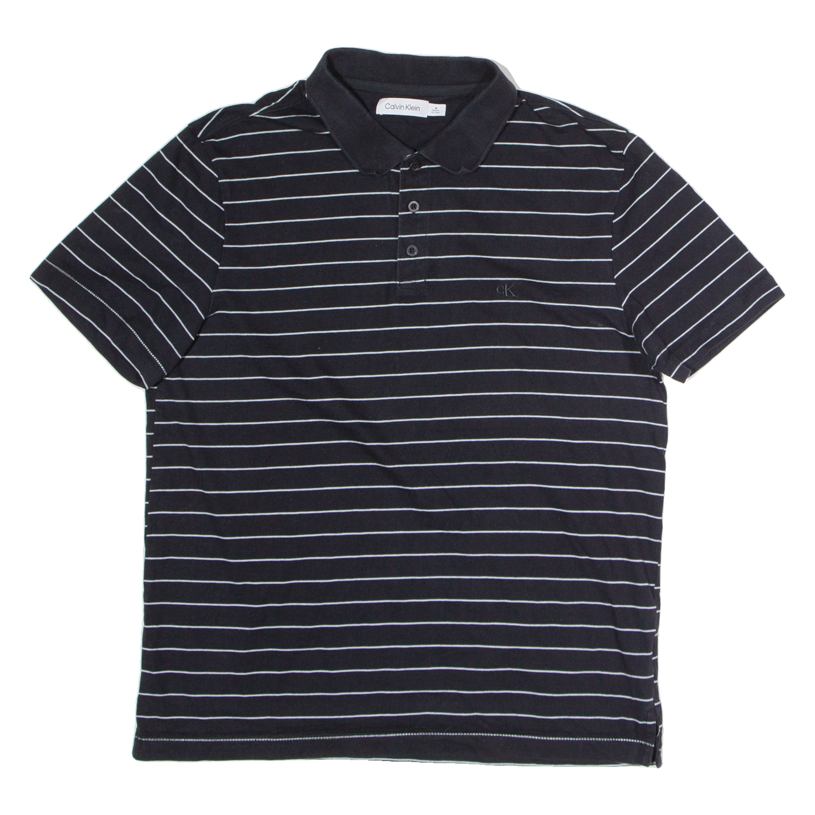 Buy CALVIN KLEIN Mens Polo Shirt Black Striped M Refurbished - $28.59 CALVIN KLEIN Mens Polo Shirt Black Striped M Refurbished - N/A refurbished available on Cerqular
