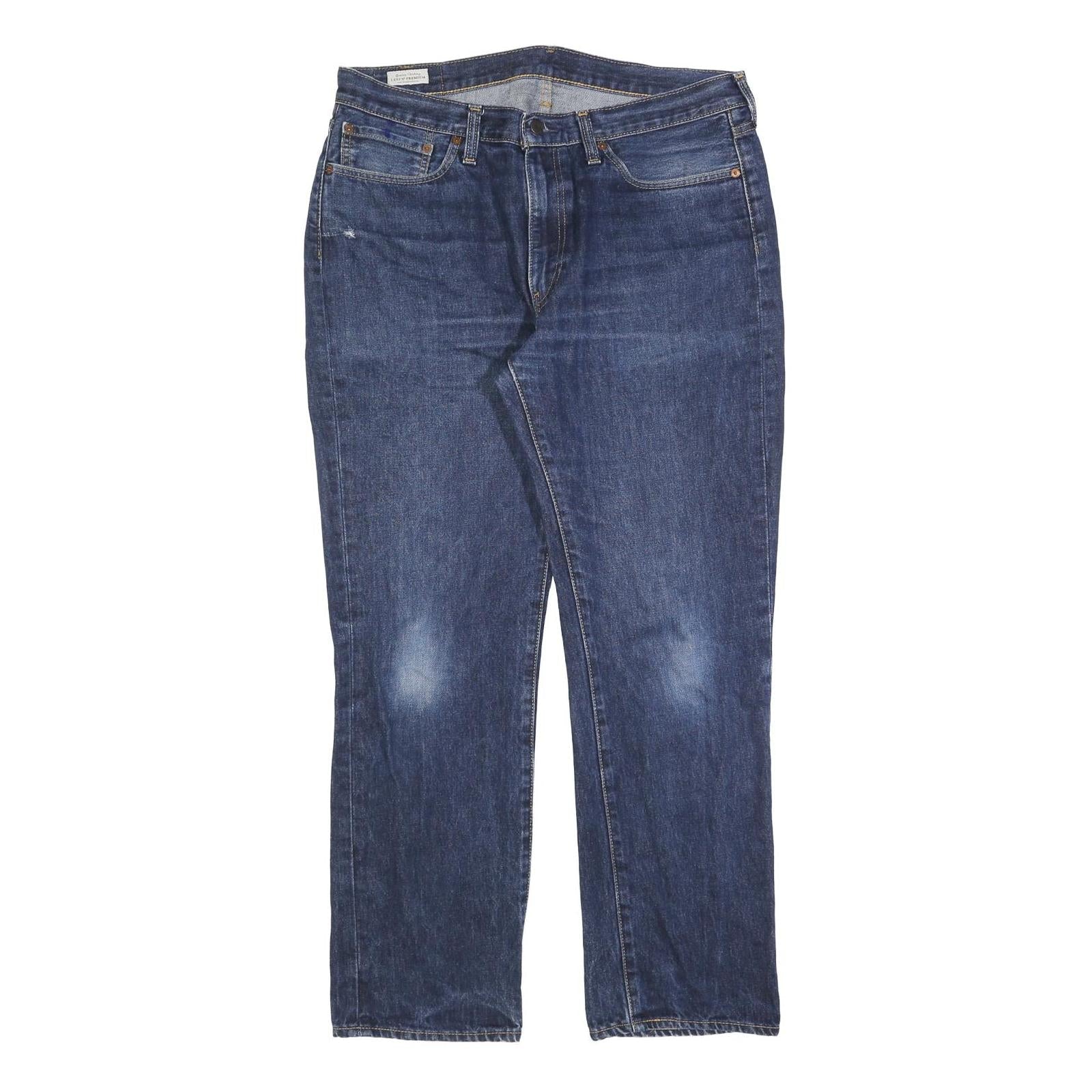 LEVI'S 514 BIG E Mens Jeans Blue Classic Straight Denim Medium W36 L32 Zip Refurbished - N/A refurbished available on Cerqular