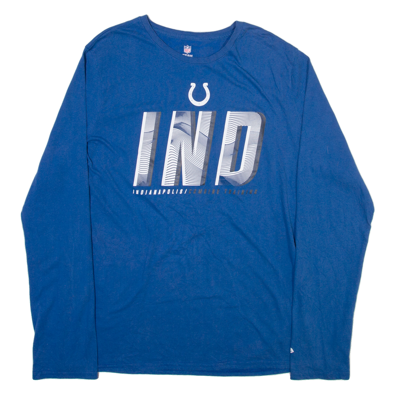 NFL Indianapolis Colts Mens T-Shirt Blue Long Sleeve USA XL Refurbished - N/A refurbished available on Cerqular