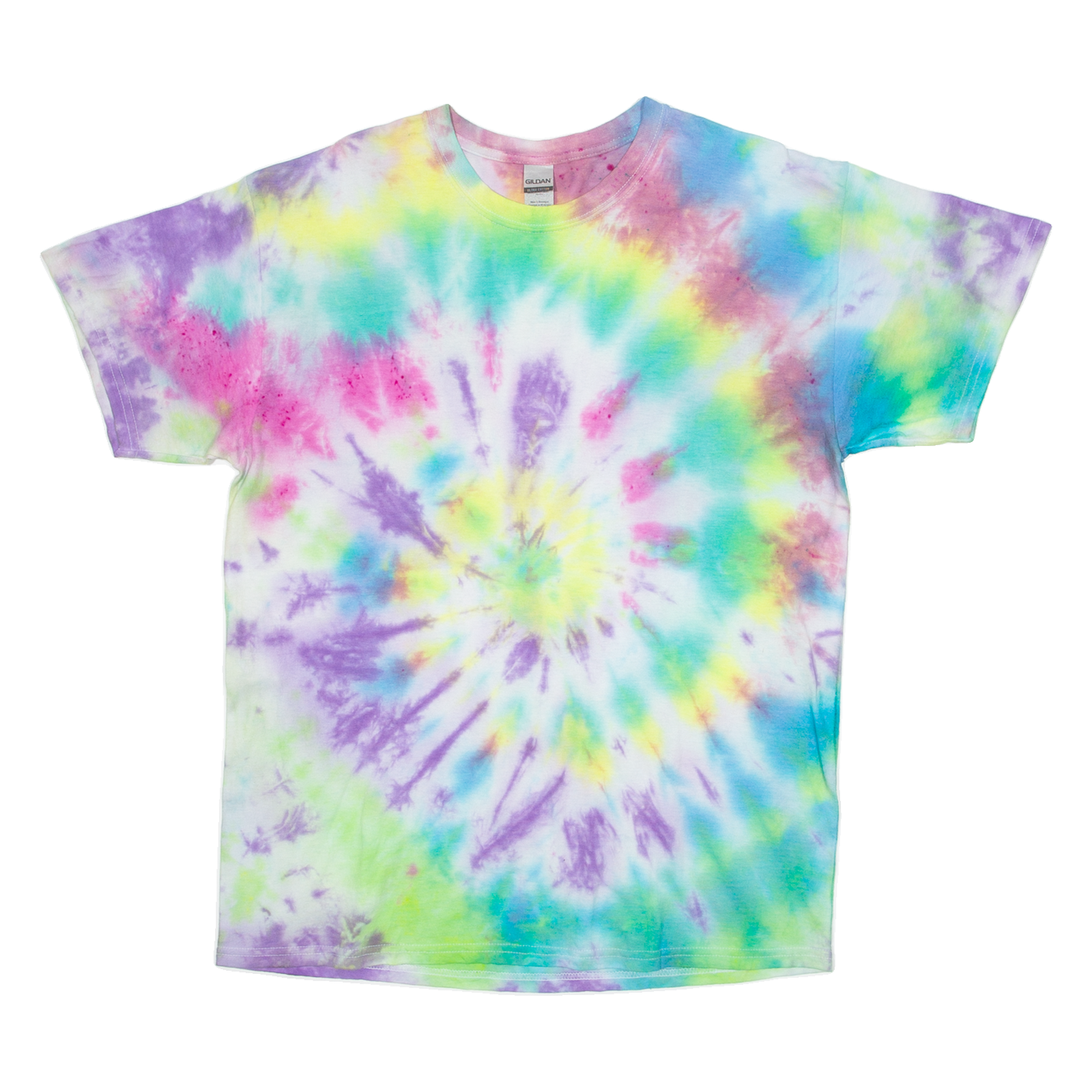 GILDAN Mens Tie Dye T-Shirt Green L Refurbished - N/A refurbished available on Cerqular