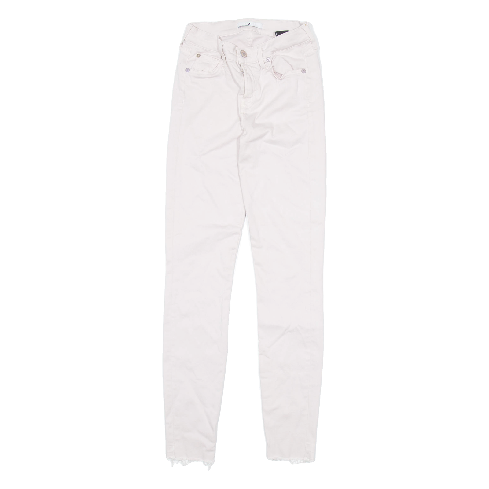 7 FOR ALL MANKIND Mens Jeans Pink Regular Straight W20 L25 Refurbished - N/A refurbished available on Cerqular