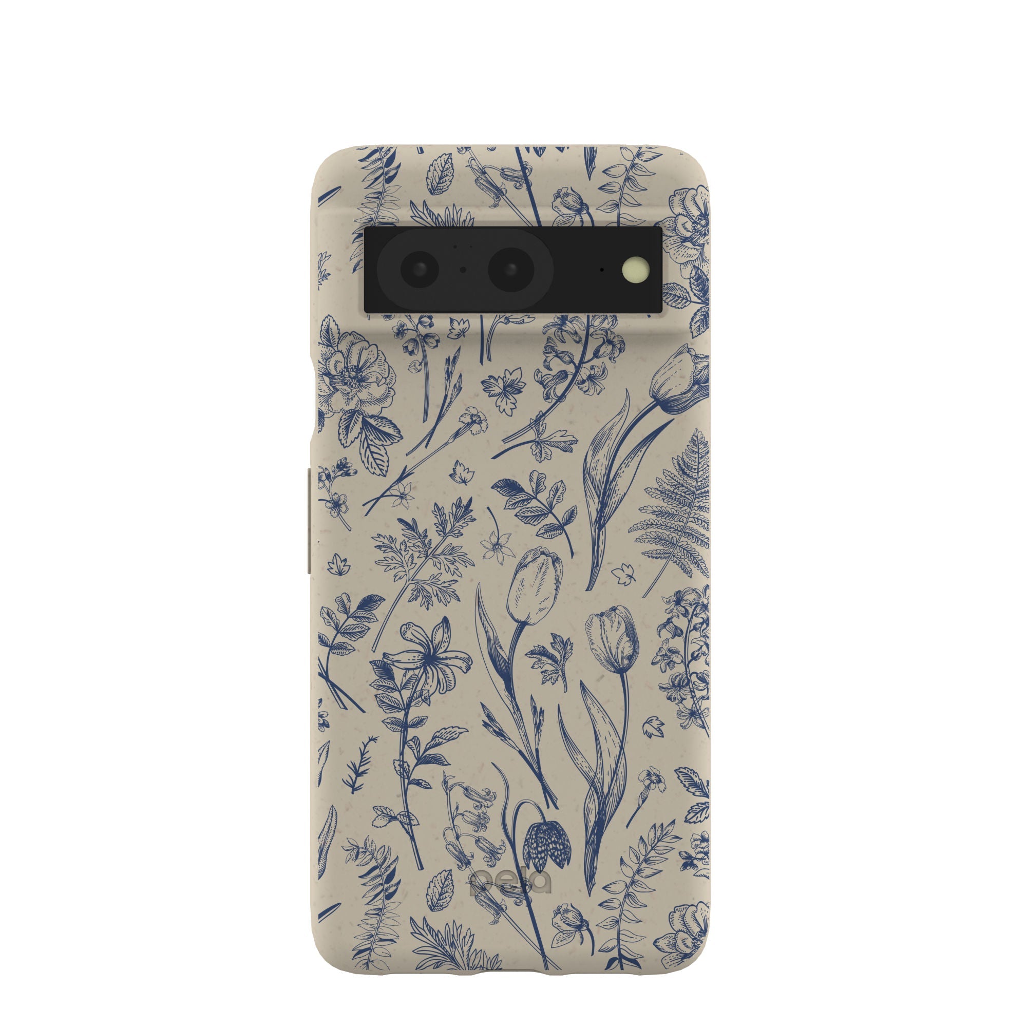 London Fog Indigo Bouquet Google Pixel 8 Case Refurbished - Pela Case refurbished available on Cerqular