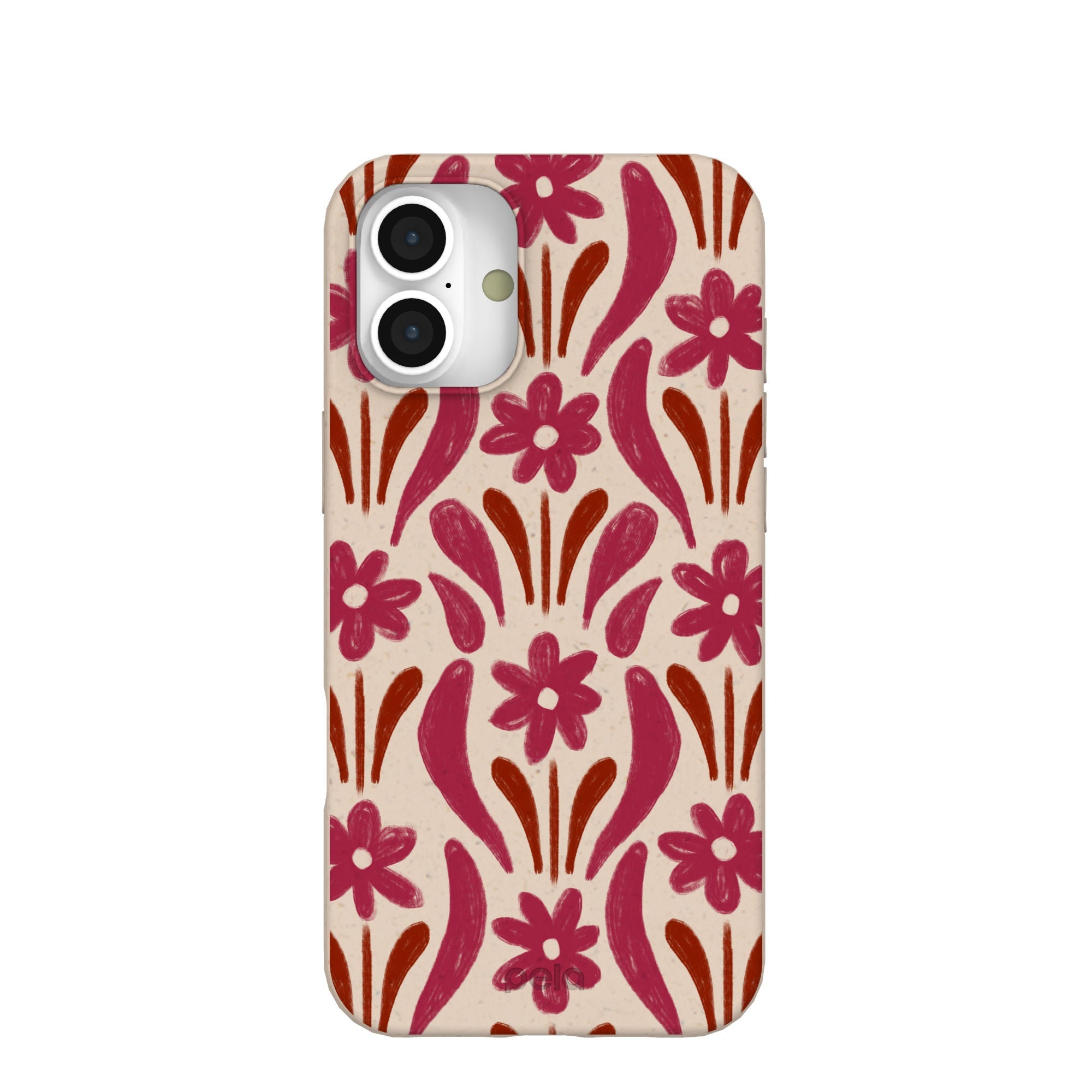 Seashell Flower Stack iPhone 16 Plus Case Refurbished - Pela Case refurbished available on Cerqular