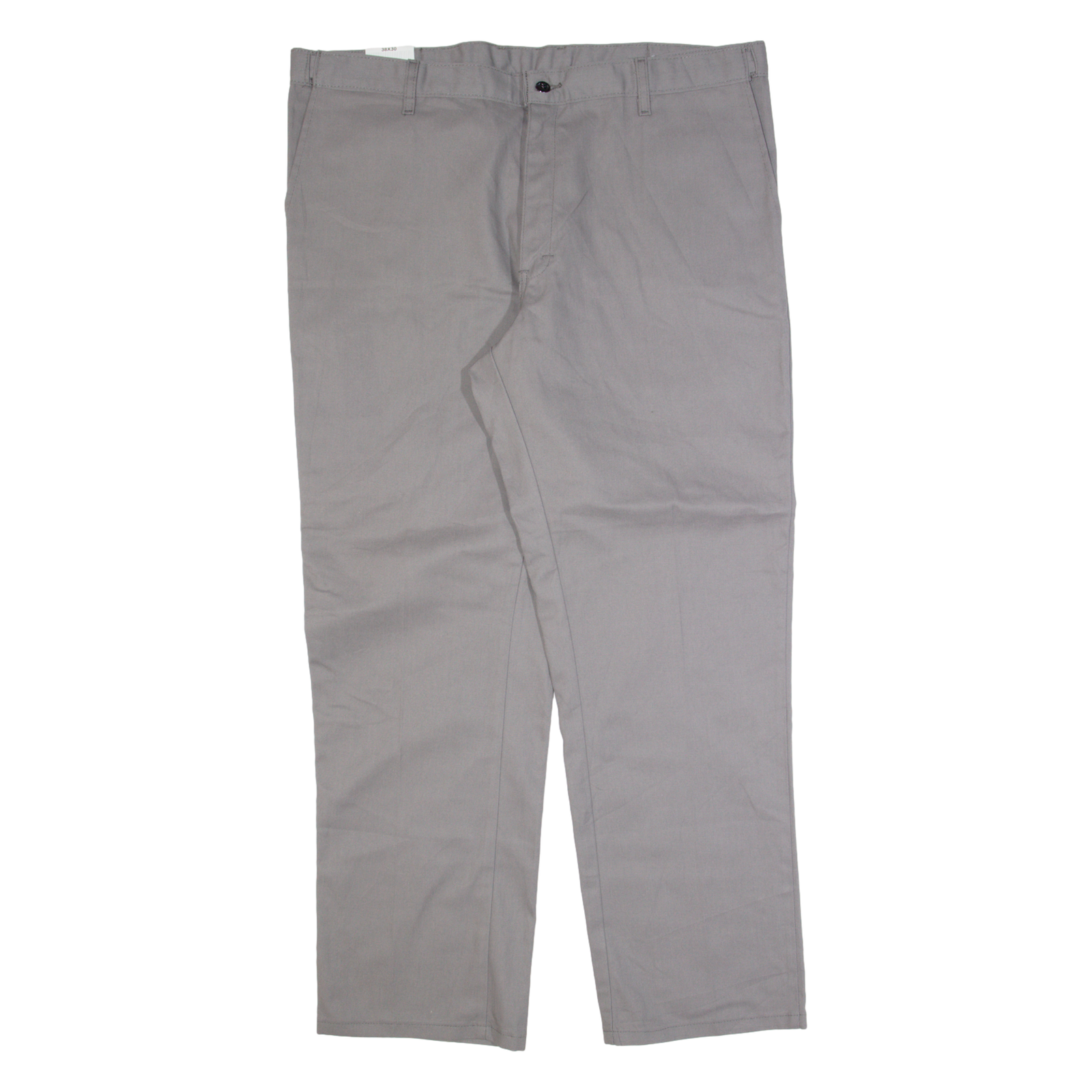 DICKIES Workwear Mens Trousers Grey Regular Straight W38 L30 Refurbished - N/A refurbished available on Cerqular