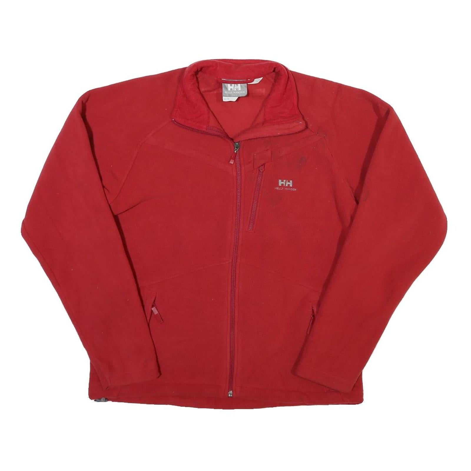 HELLY HANSEN Mens Red Jacket M Polyester Blend Casual Zip Outdoor Refurbished - N/A refurbished available on Cerqular