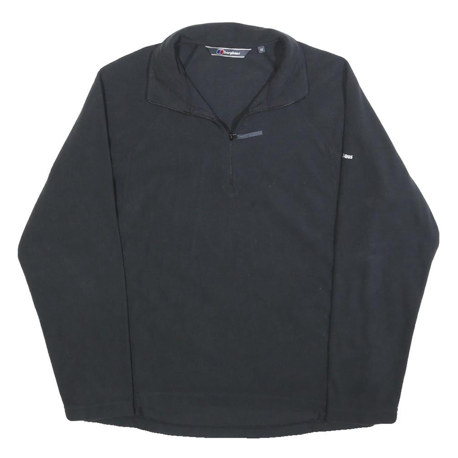 Buy BERGHAUS Womens Black Plain Pullover Jumper 1/4 Zip Polyester UK 12 Outdoor Refurbished - $45.49 BERGHAUS Womens Black Plain Pullover Jumper 1/4 Zip Polyester UK 12 Outdoor Refurbished - N/A refurbished available on Cerqular
