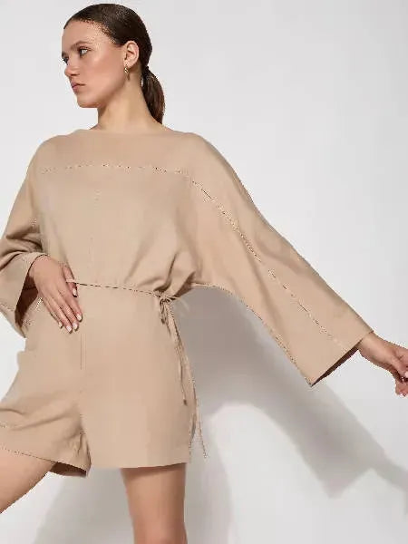 Buy Carmela Playsuit | Size: 36 | Color: Cocoa Refurbished - $233.00 Carmela Playsuit | Size: 36 | Color: Cocoa Refurbished - N/A (Anjum Khan is a personal name, not a brand refurbished available on Cerqular