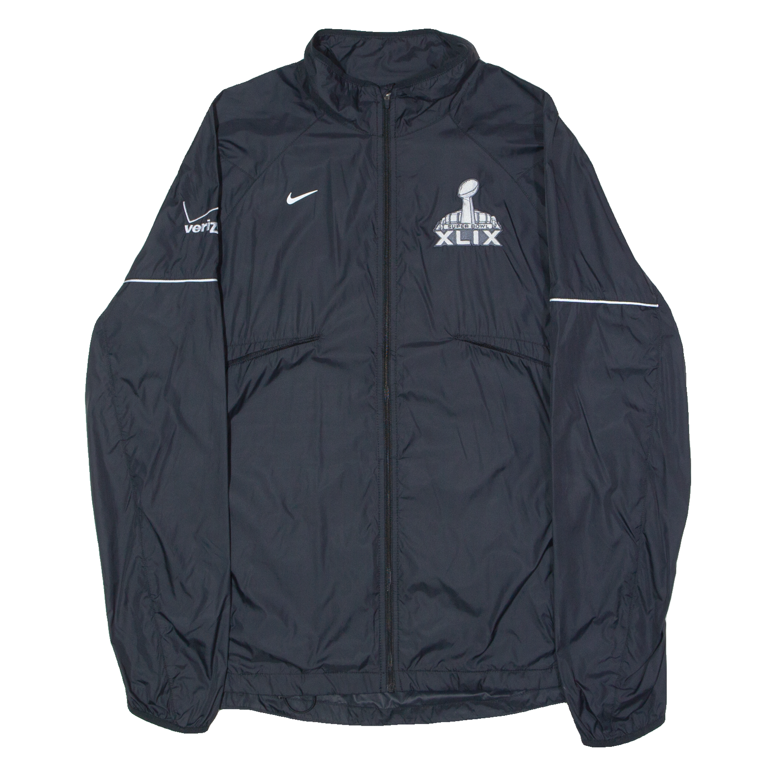 Buy NIKE Super Bowl XLIX Mens Rain Jacket Black XL Refurbished - $44.19 NIKE Super Bowl XLIX Mens Rain Jacket Black XL Refurbished - N/A refurbished available on Cerqular