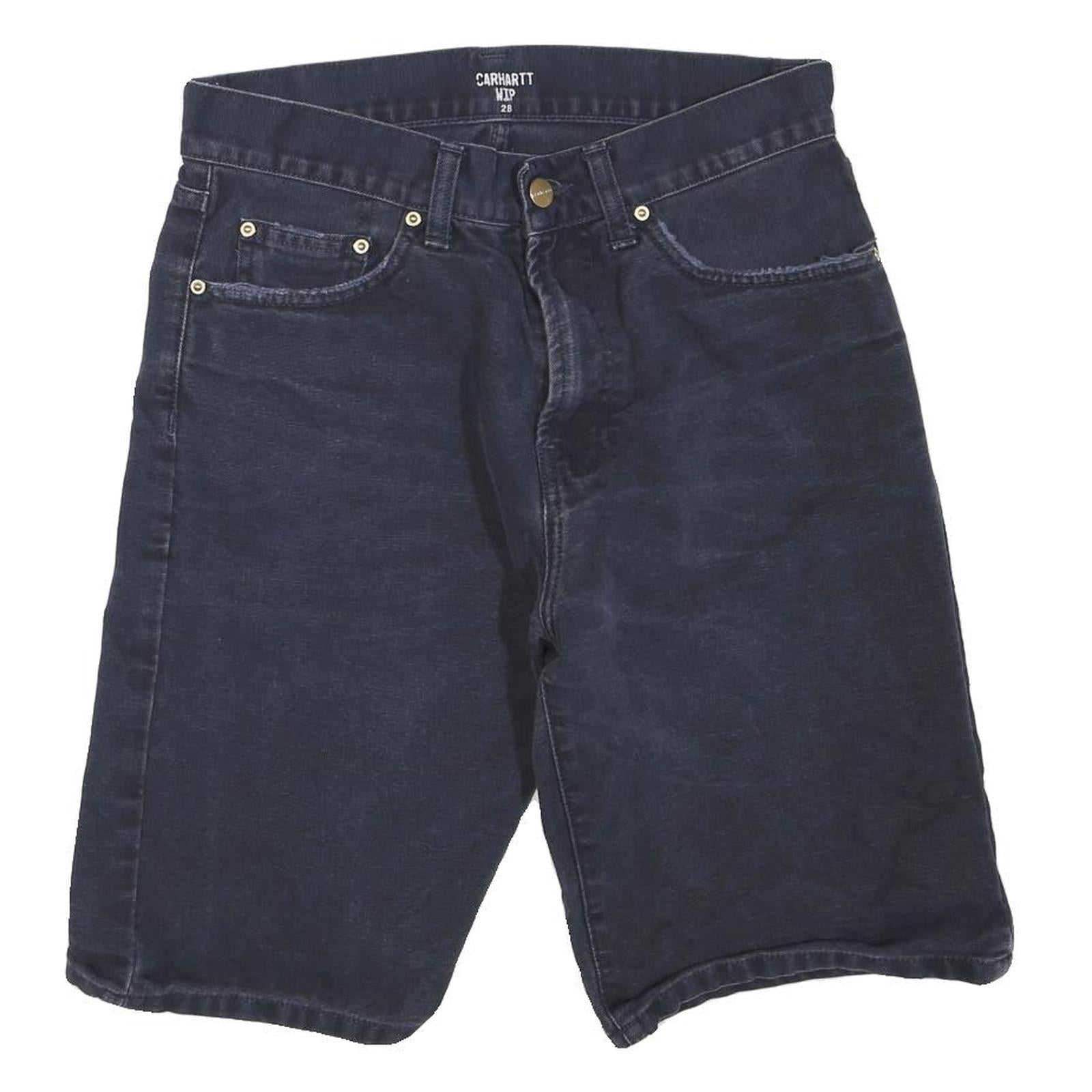 CARHARTT Mens Shorts Blue Regular S W28 Classic Cotton Blend Denim Casual Refurbished - N/A refurbished available on Cerqular
