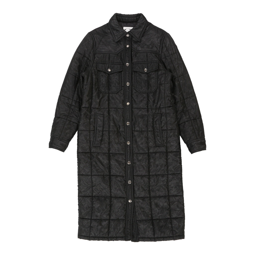 Cavalli Jeans Coat - Medium Black Polyester | Size: medium Refurbished - N/A (Preloved Designer is not a specific brand, it refurbished available on Cerqular