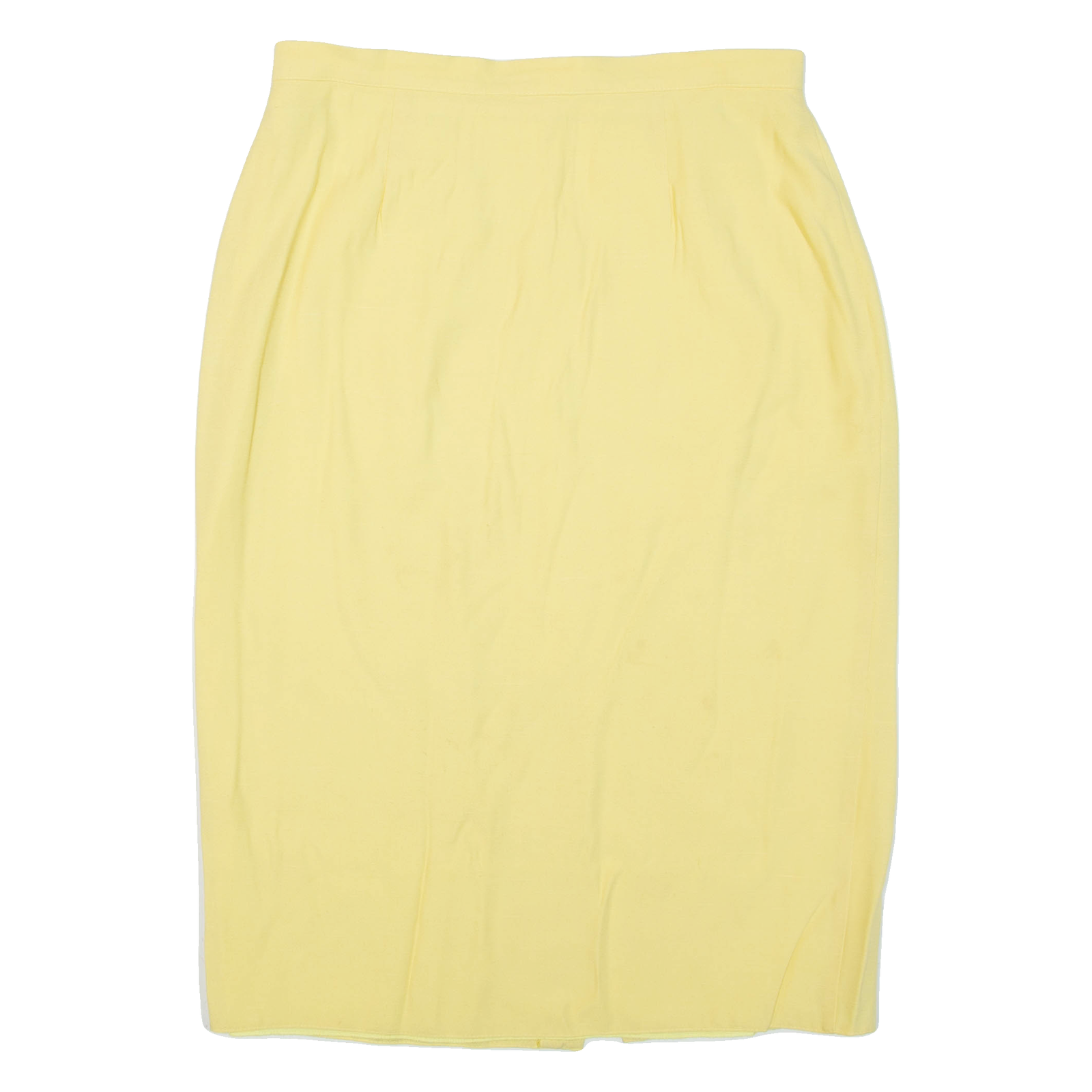 Womens Pencil Skirt Yellow Knee Length L Refurbished - N/A refurbished available on Cerqular