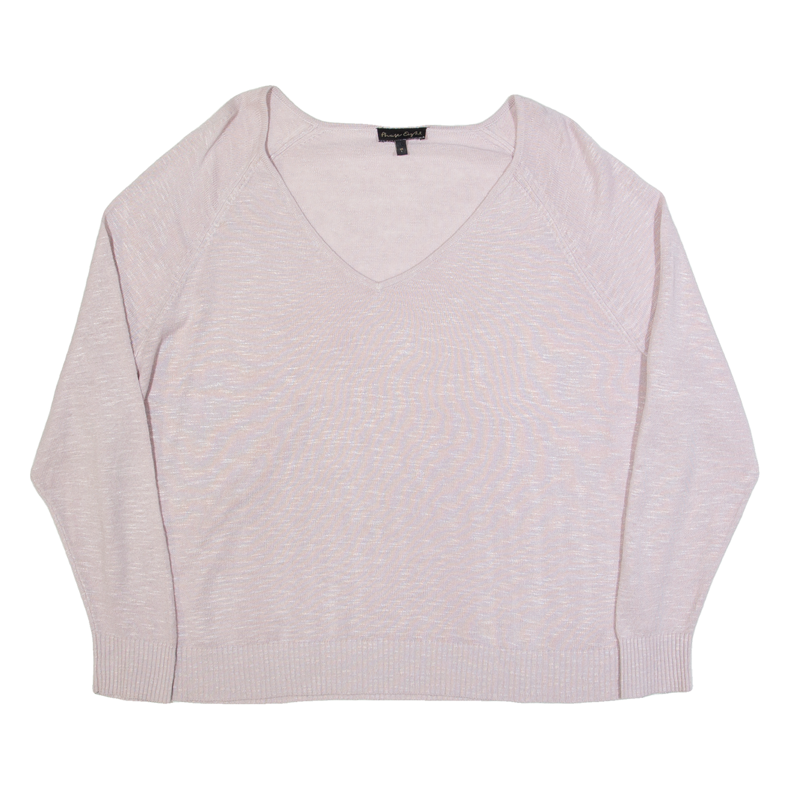 PHASE EIGHT Womens Jumper Pink Tight Knit L Refurbished - N/A refurbished available on Cerqular