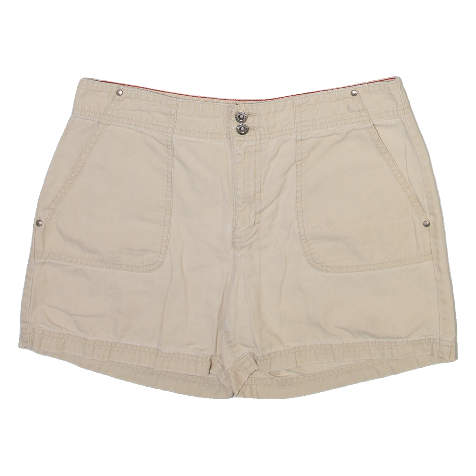TOMMY HILFIGER Womens Casual Shorts Cream M W31 Refurbished - N/A refurbished available on Cerqular
