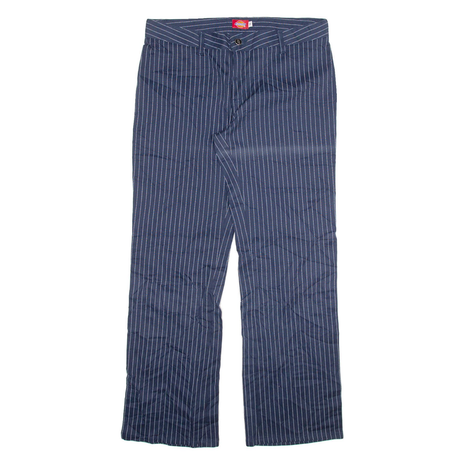 DICKIES Womens Trousers Blue Relaxed Straight W34 L31 Refurbished - N/A refurbished available on Cerqular