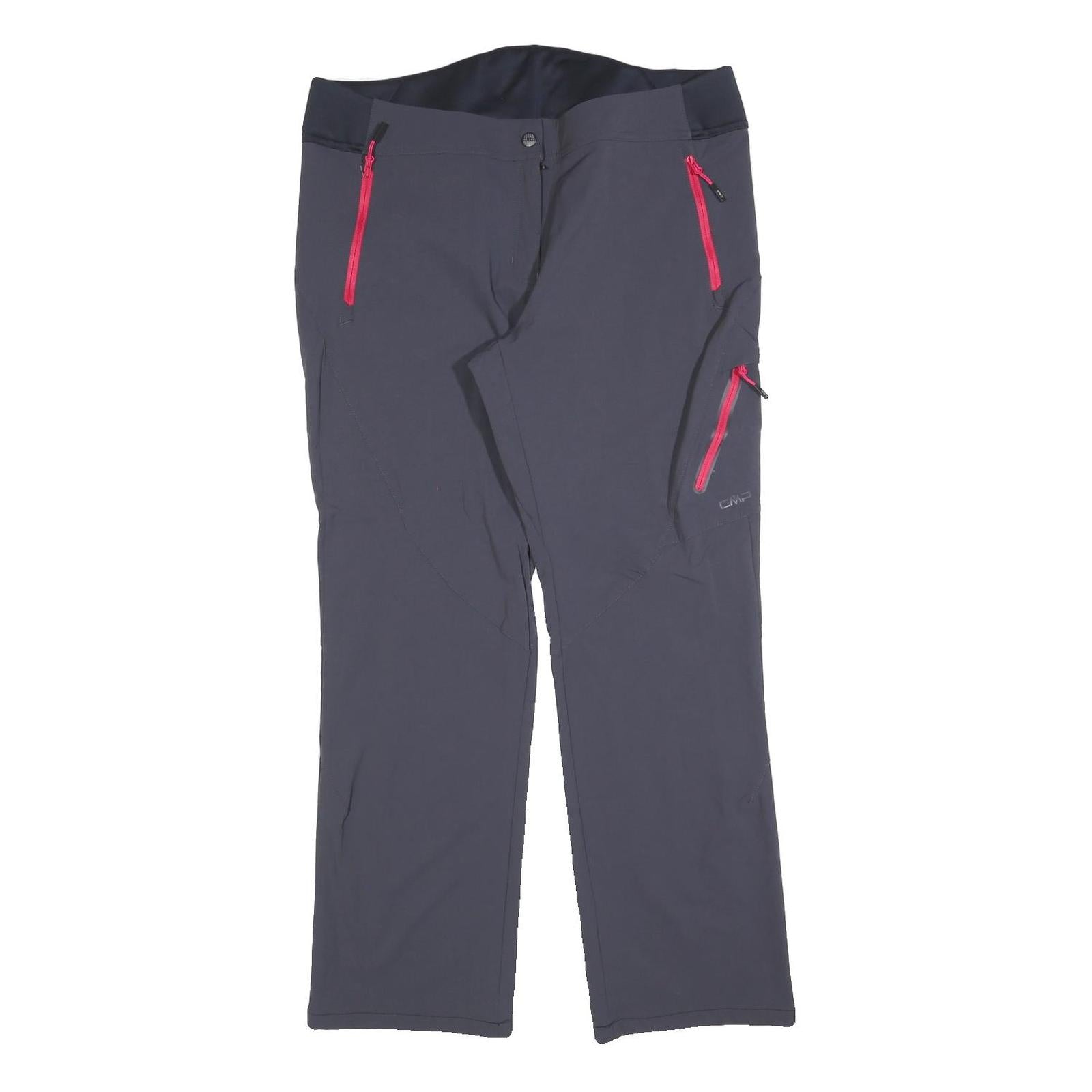 CMP Womens Polyester Blend Grey Zip Regular Fit Straight Trousers W36 L30 Refurbished - N/A refurbished available on Cerqular