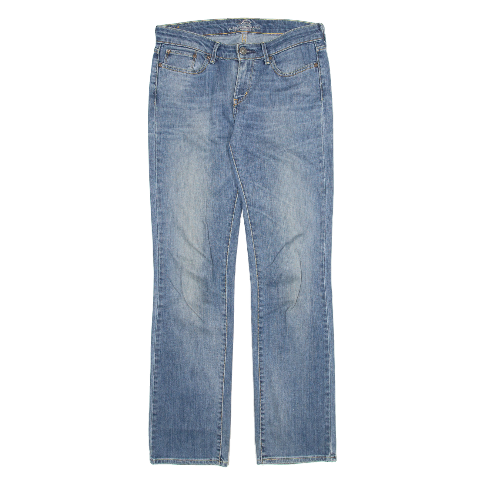 LEVI'S Womens Jeans Blue Slim Skinny Stone Wash W29 L31 Refurbished - N/A refurbished available on Cerqular