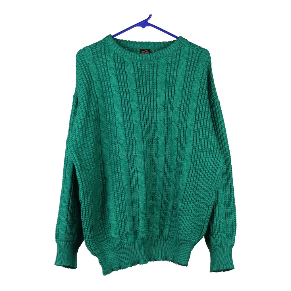 Unbranded Jumper - Large Green Wool Refurbished - Thrifted (note: this is a term often used to describe second- refurbished available on Cerqular