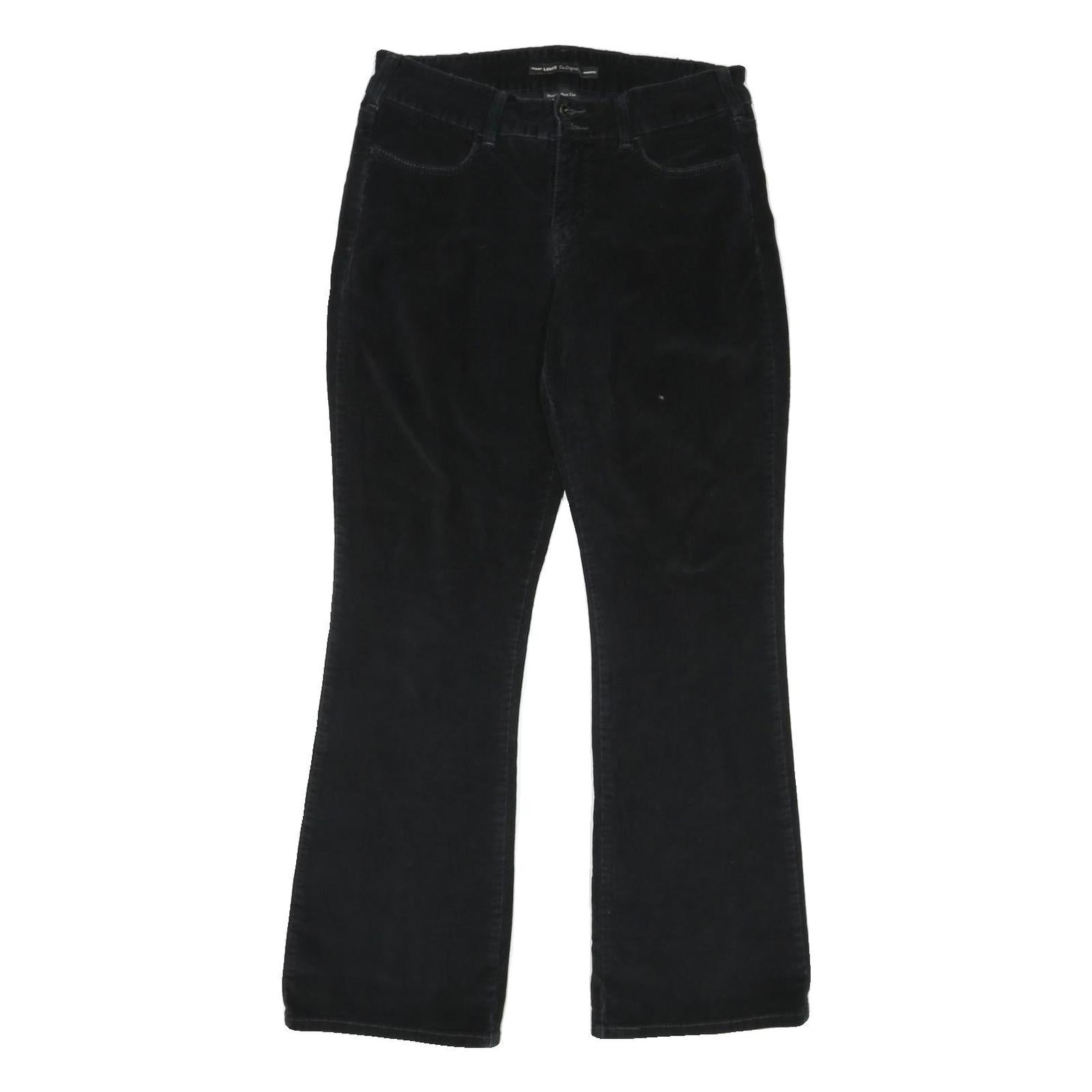 Buy LEVI'S Womens Cotton Blend Black Regular Flared Trousers W32 L31 Stylish Comfort Refurbished - $36.39 LEVI'S Womens Cotton Blend Black Regular Flared Trousers W32 L31 Stylish Comfort Refurbished - N/A refurbished available on Cerqular
