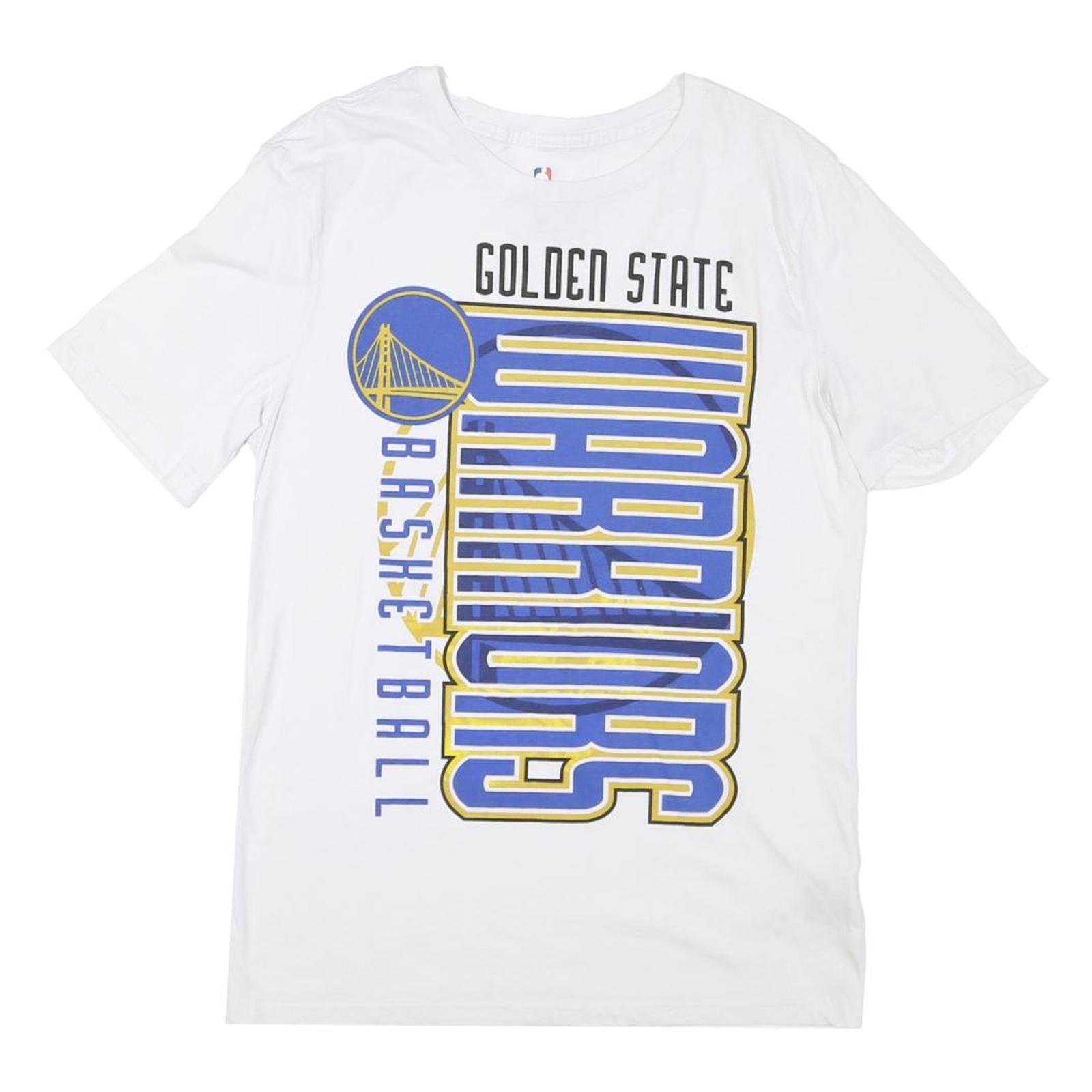 NBA Mens White Golden State Warriors Graphic T-Shirt M Short Sleeve Crew Neck Refurbished - N/A refurbished available on Cerqular