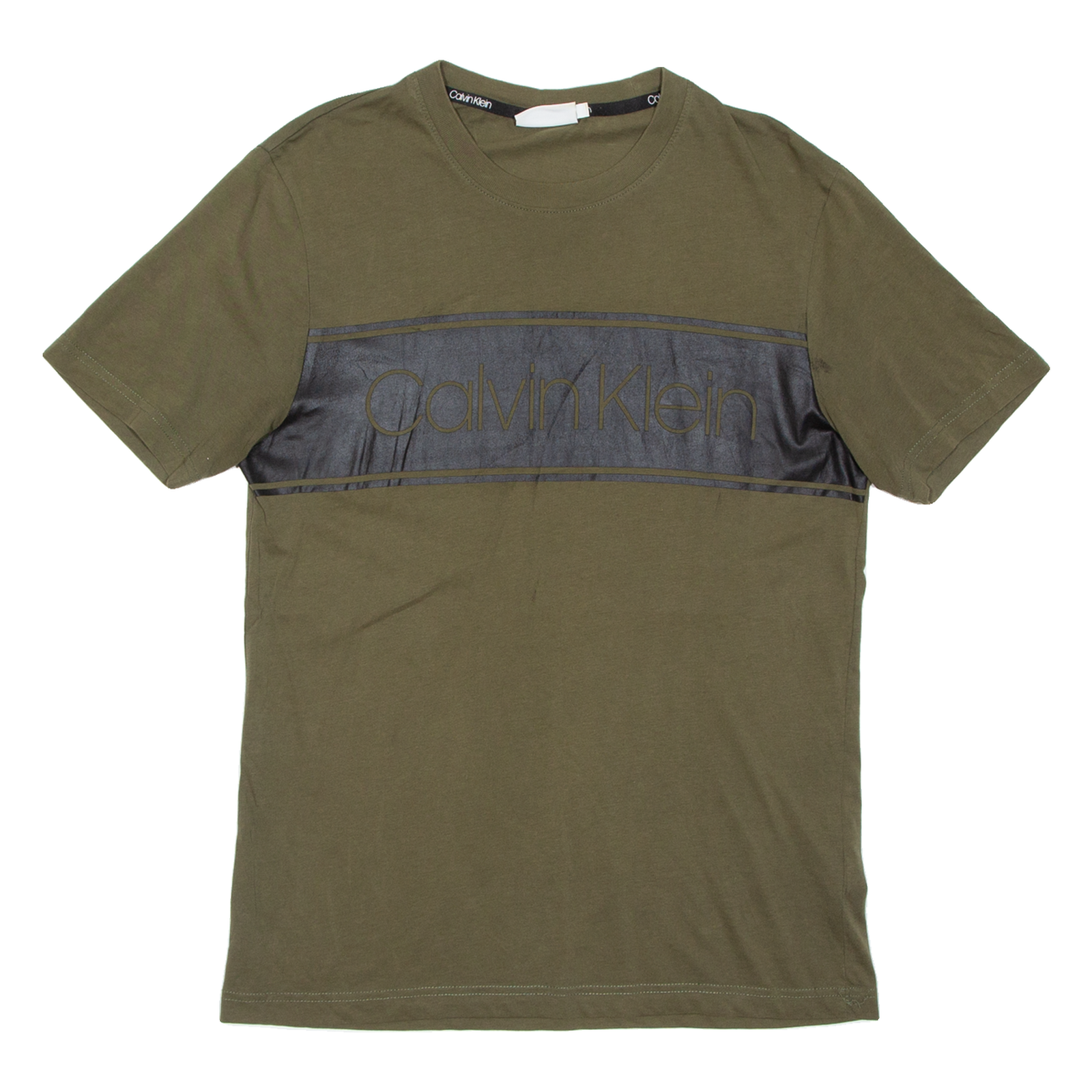 CALVIN KLEIN Mens T-Shirt Green S Refurbished - N/A refurbished available on Cerqular