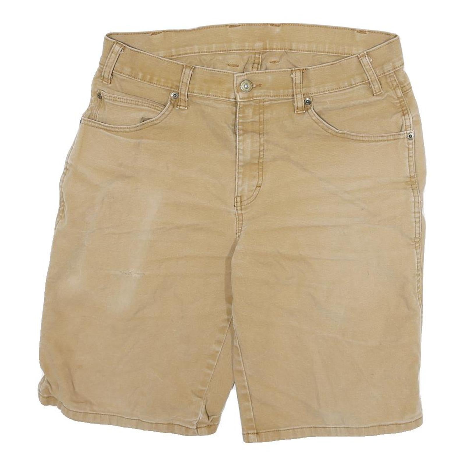 CARHARTT Mens Shorts Beige Casual Plain L W30 Durable Workwear Style Refurbished - N/A refurbished available on Cerqular