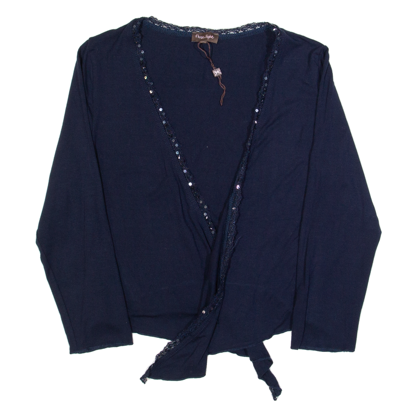 PHASE EIGHT Shawl Womens Top Blue 3/4 Sleeve UK 10 Refurbished - N/A refurbished available on Cerqular