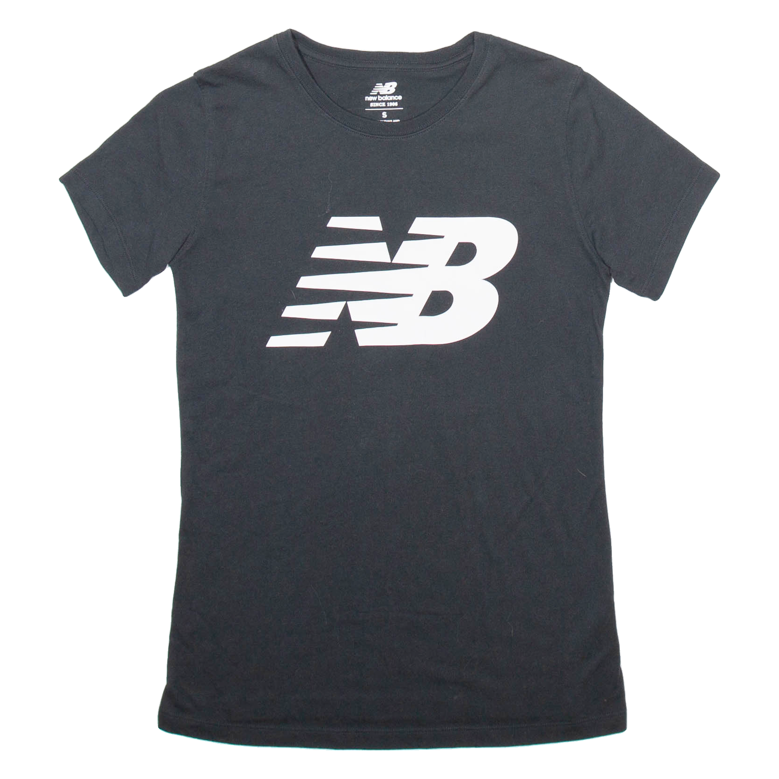 NEW BALANCE Womens T-Shirt Black S Refurbished - N/A refurbished available on Cerqular