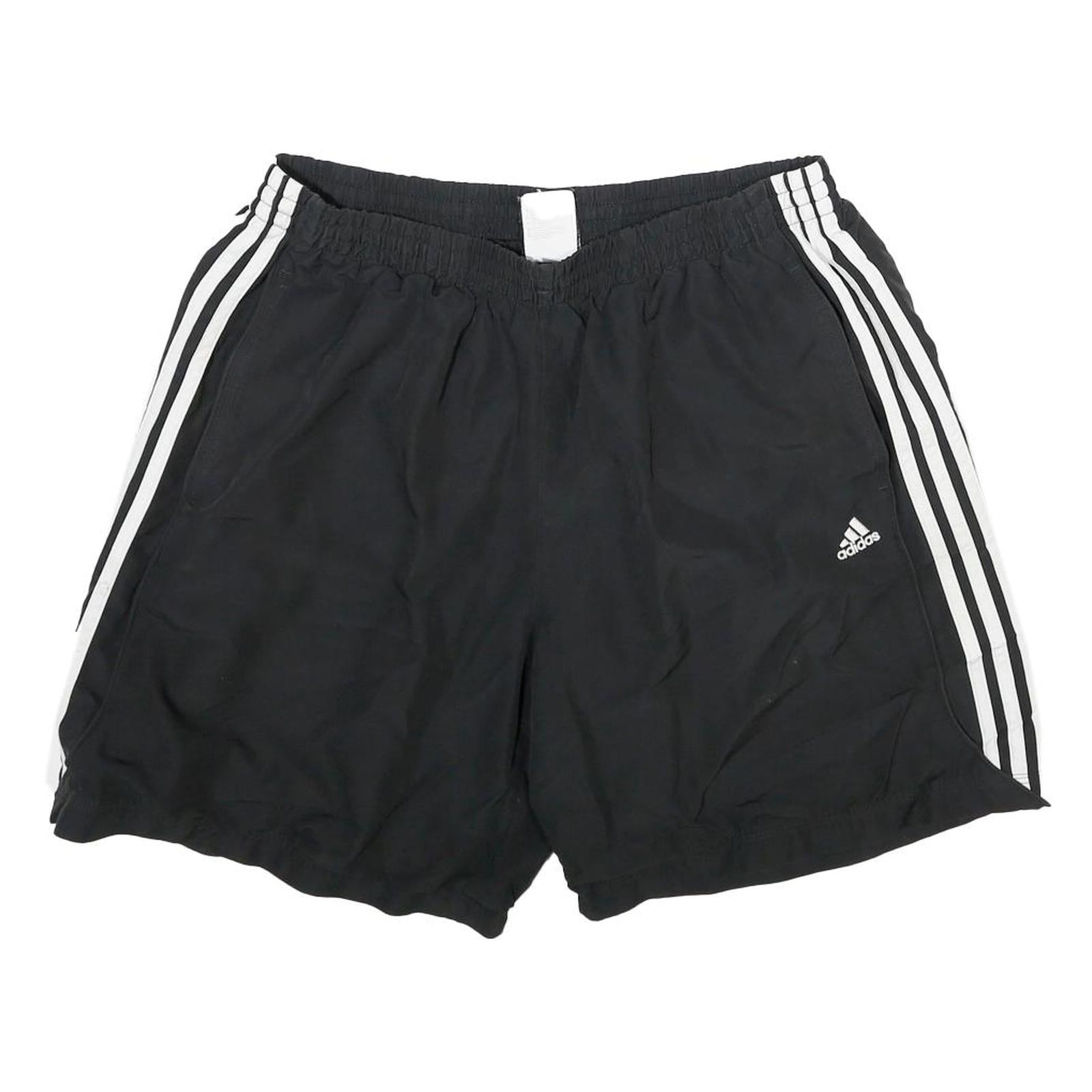ADIDAS Mens Shorts Black XL W30 Sports Casual Relaxed Fit Polyester Refurbished - N/A refurbished available on Cerqular