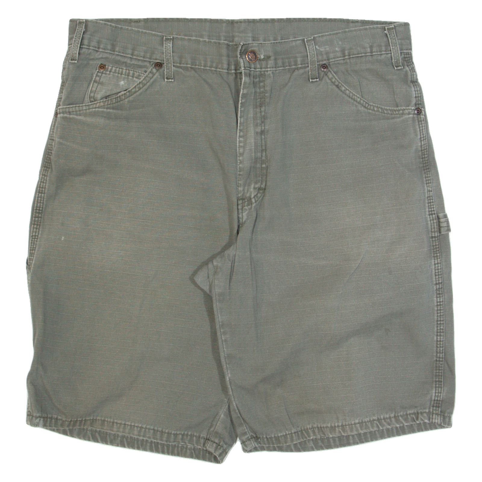 DICKIES Mens Workwear Shorts Grey L W36 Refurbished - N/A refurbished available on Cerqular