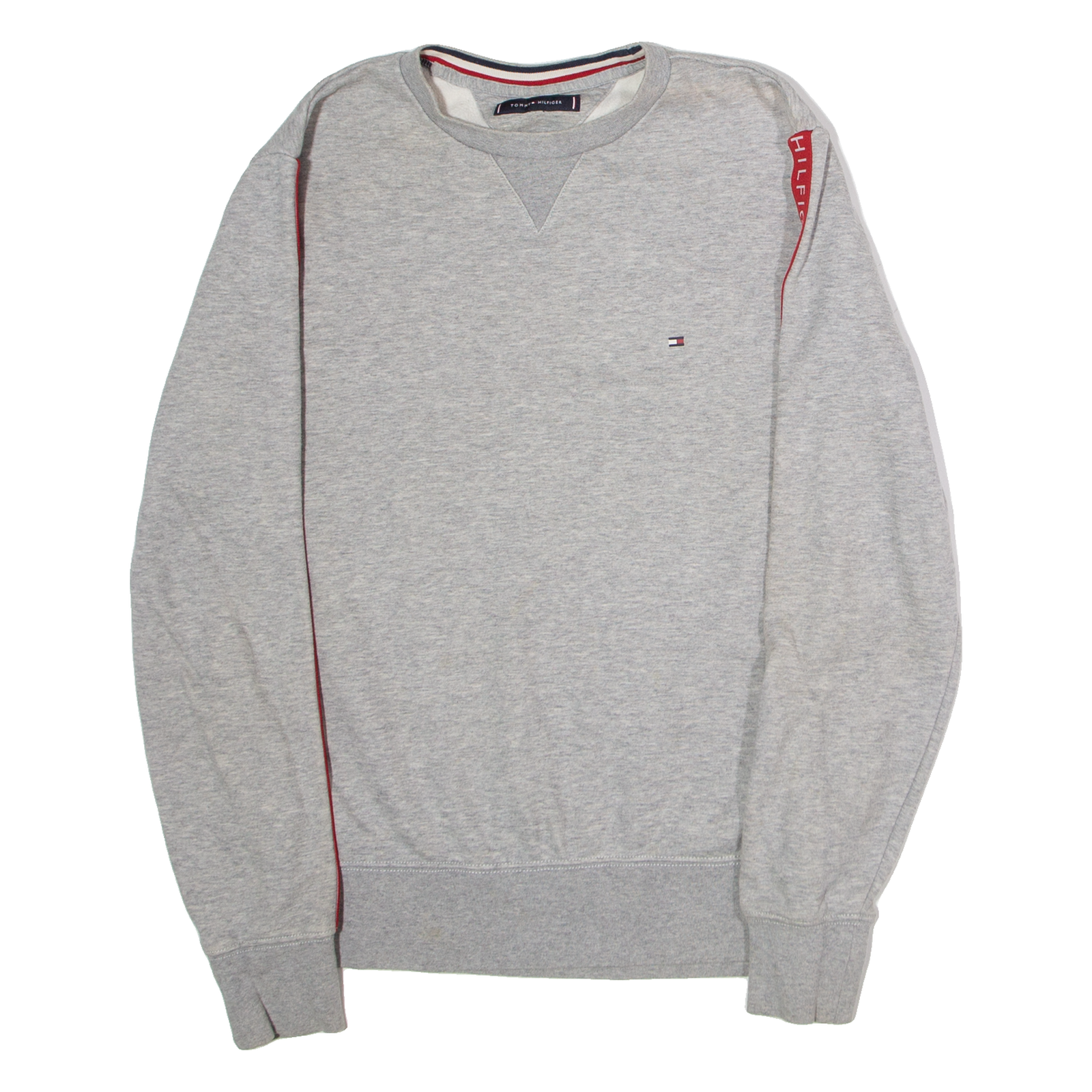 TOMMY HILFIGER Mens Sweatshirt Grey Crew Neck M Refurbished - N/A refurbished available on Cerqular
