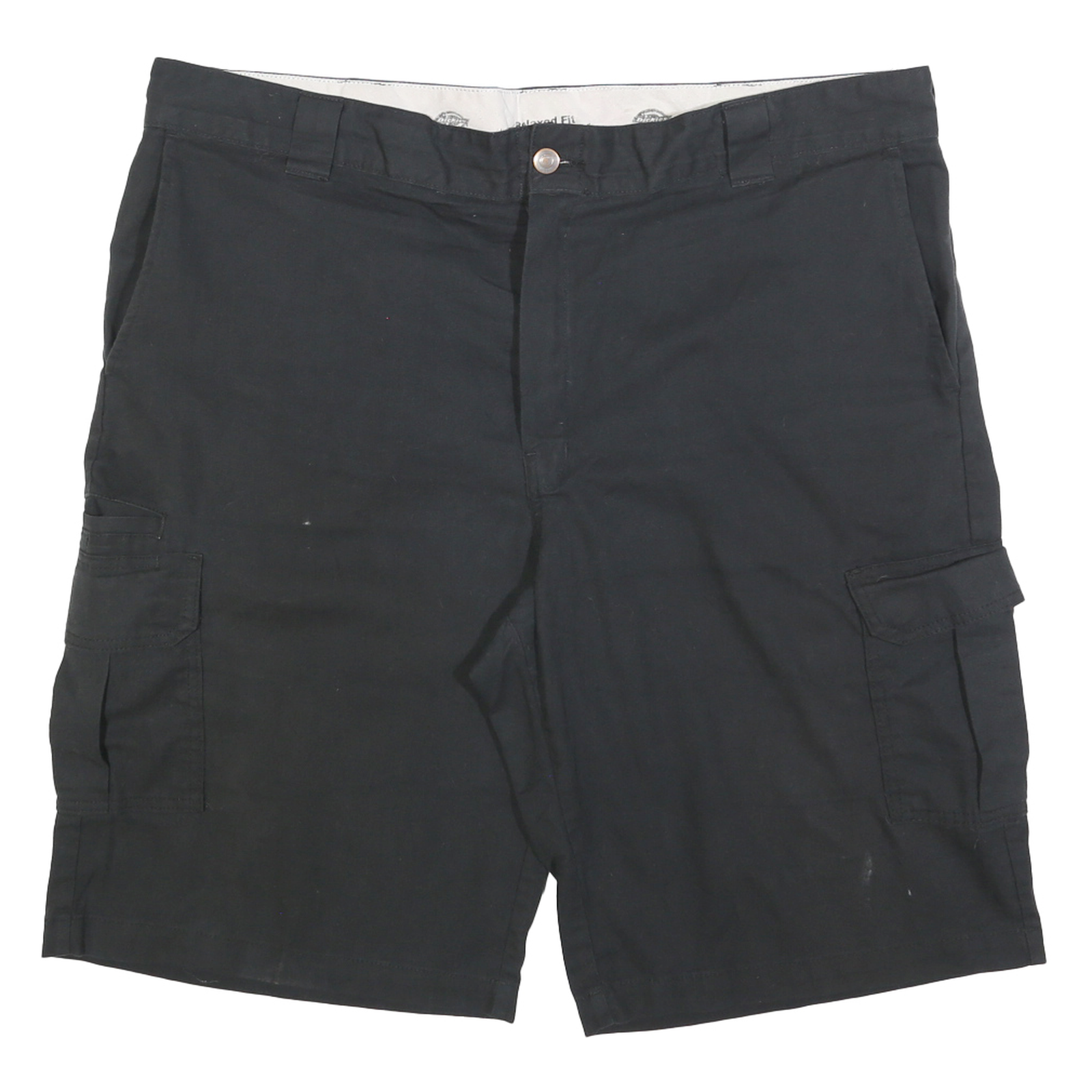 DICKIES Mens Black Cargo Shorts 2XL W42 Cotton Blend Relaxed Fit Pockets Refurbished - N/A refurbished available on Cerqular