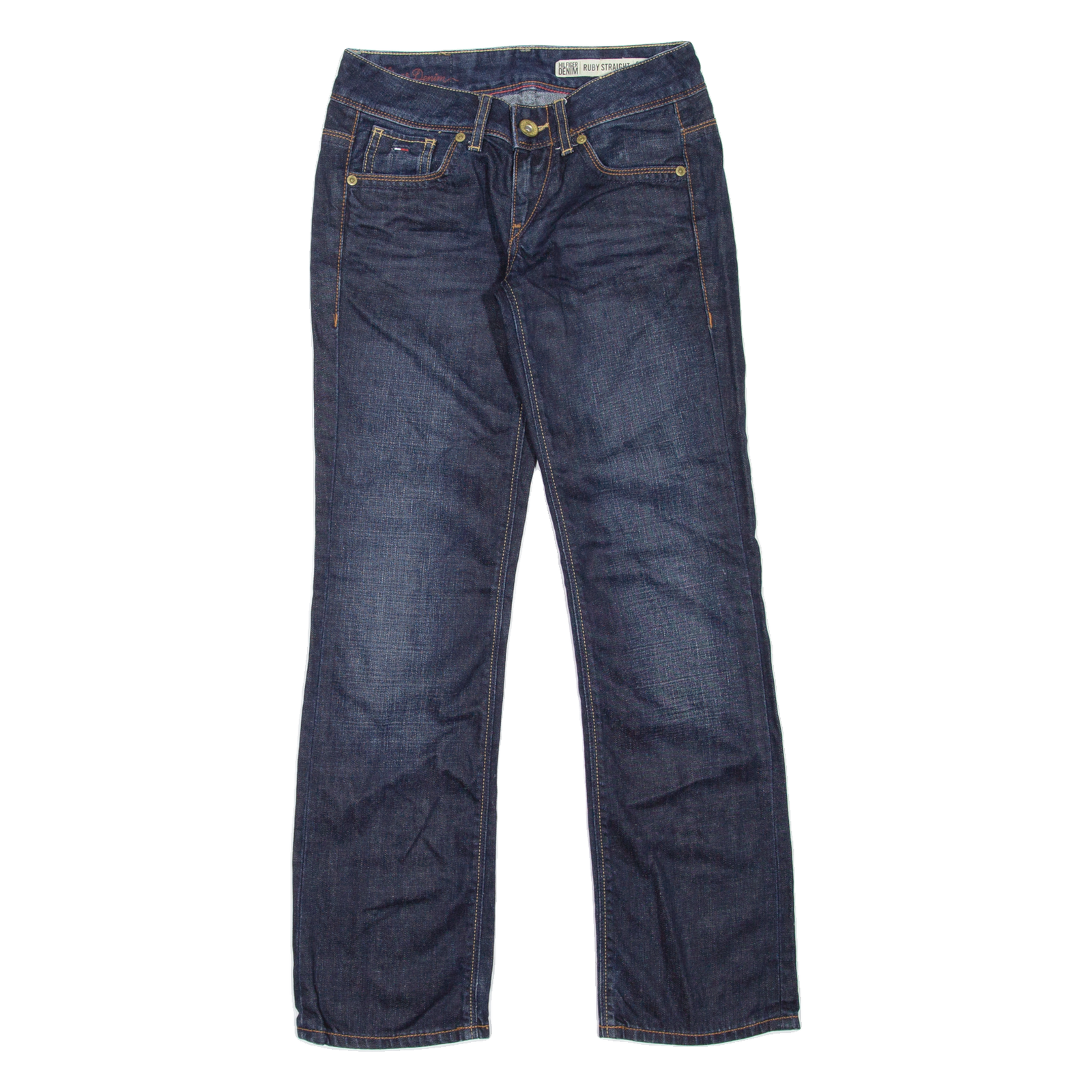 HILFIGER DENIM Ruby Womens Jeans Blue Regular Straight Stone Wash W25 L30 Refurbished - N/A refurbished available on Cerqular