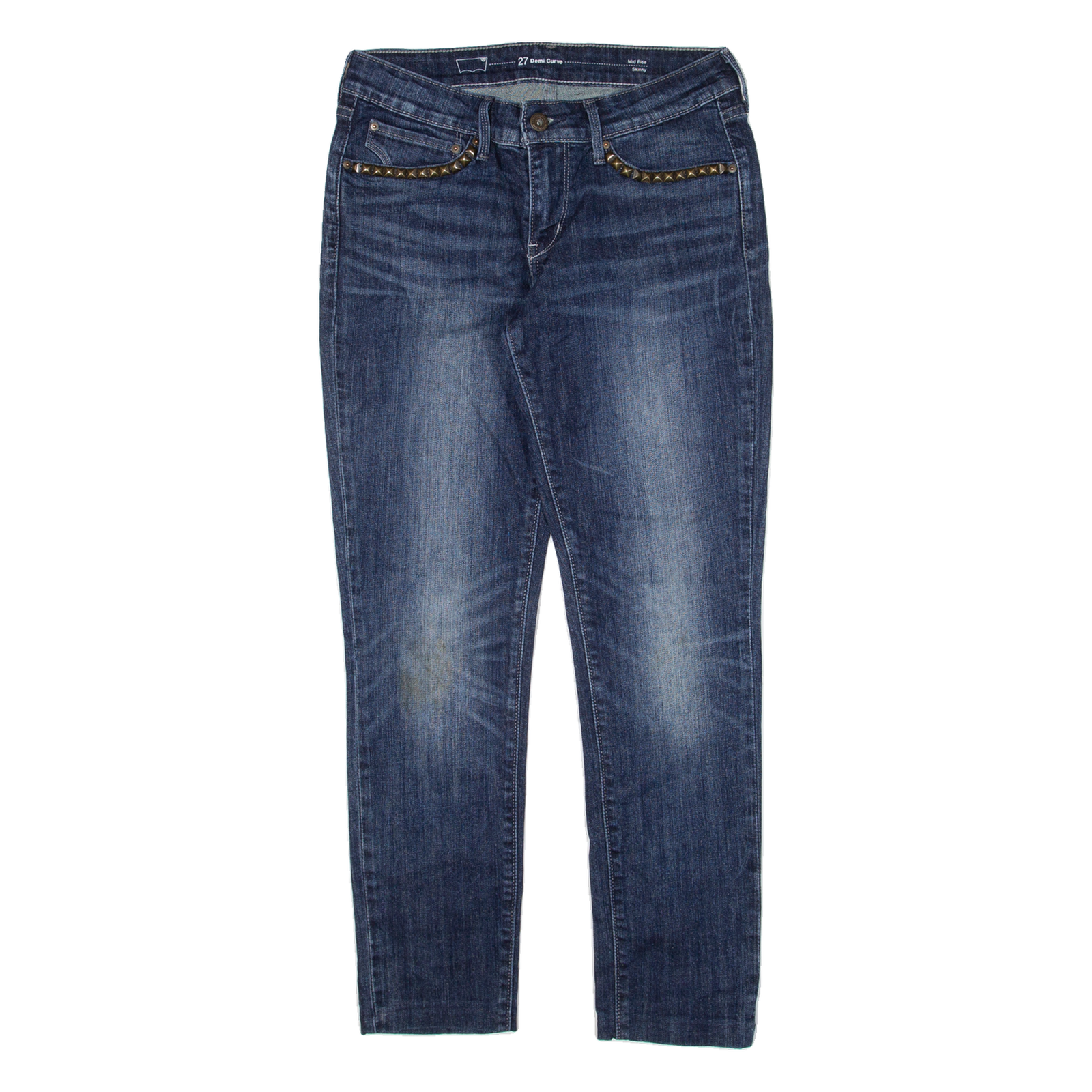 LEVI'S Womens Jeans Blue Slim Skinny W27 L26 Refurbished - N/A refurbished available on Cerqular