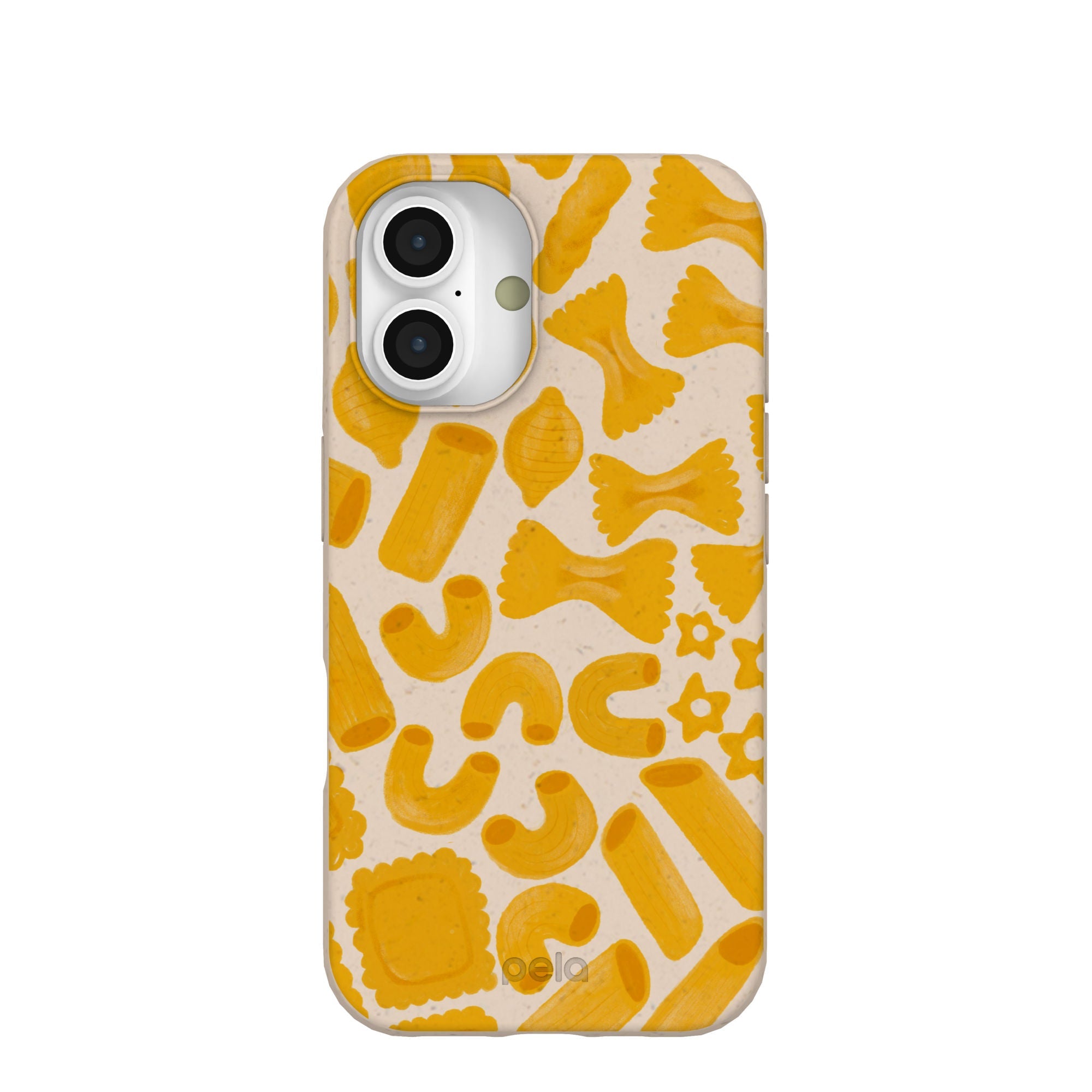 Seashell Noodle Fiesta iPhone 16 Case Refurbished - Pela Case refurbished available on Cerqular
