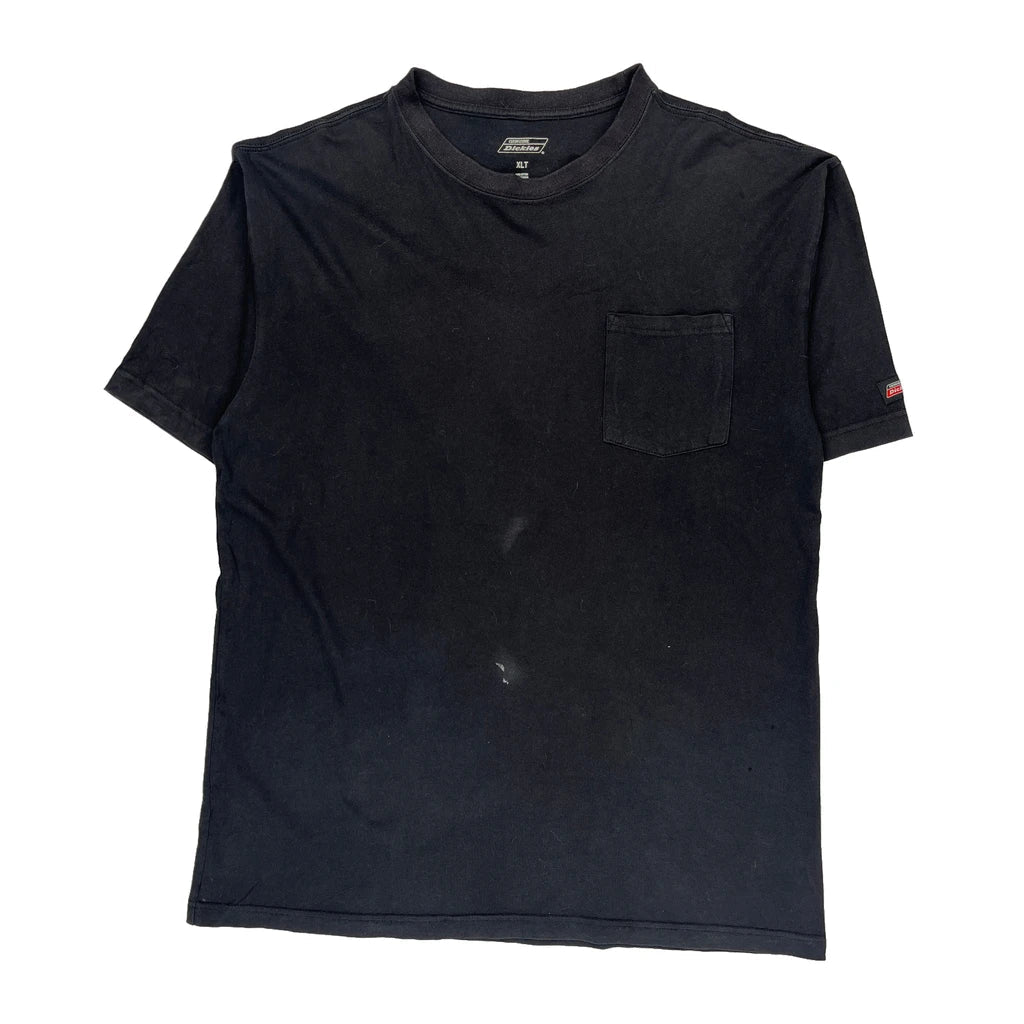 Dickies T-Shirt - XL Black Cotton Refurbished - Thrifted (note: this is a term often used to describe second- refurbished available on Cerqular