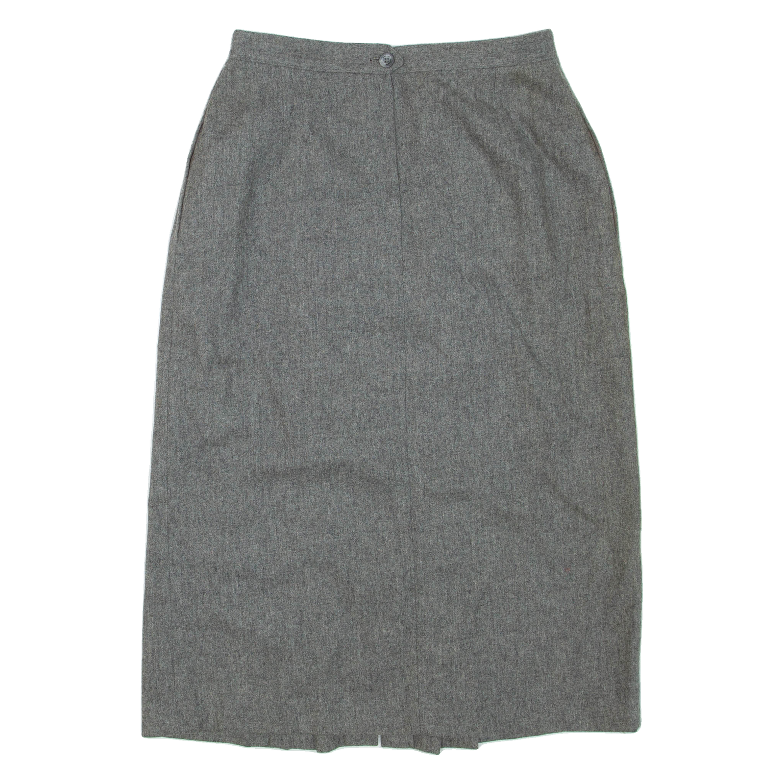 Womens Pleated Skirt Grey Knee Length Wool S Refurbished - N/A refurbished available on Cerqular