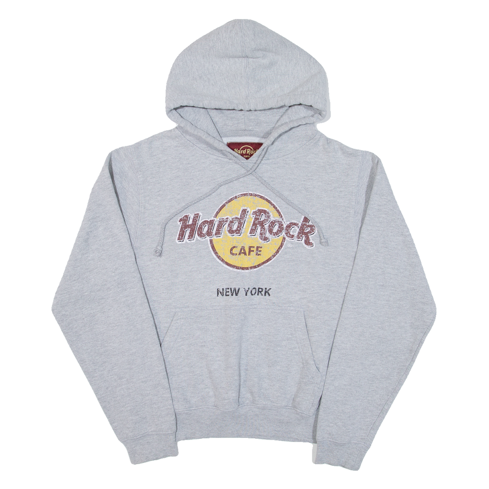 HARD ROCK CAFE New York Mens Grey Hoodie USA S Refurbished - N/A refurbished available on Cerqular